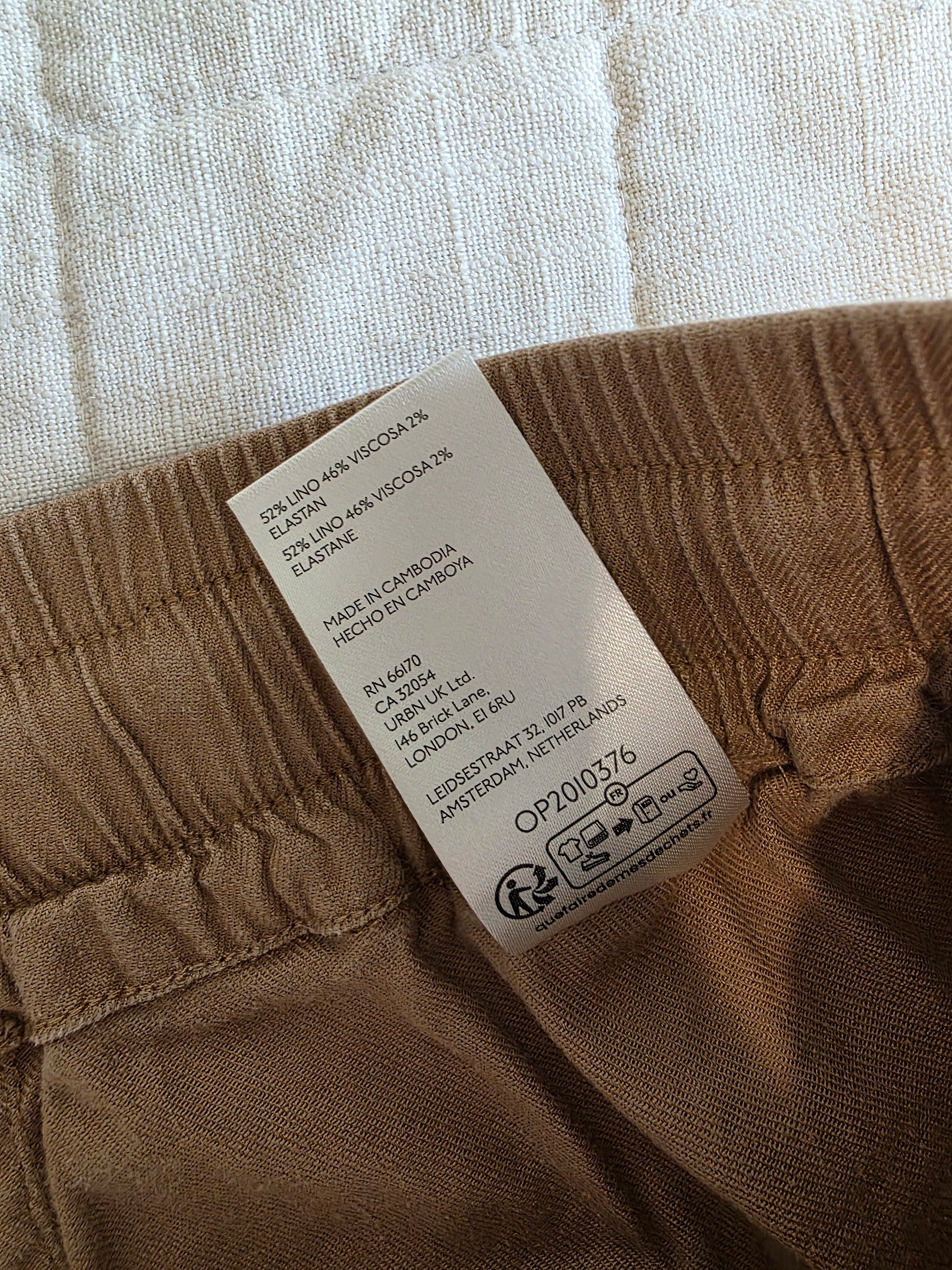 Anthropologie Wide Leg Linen Pants (3X)