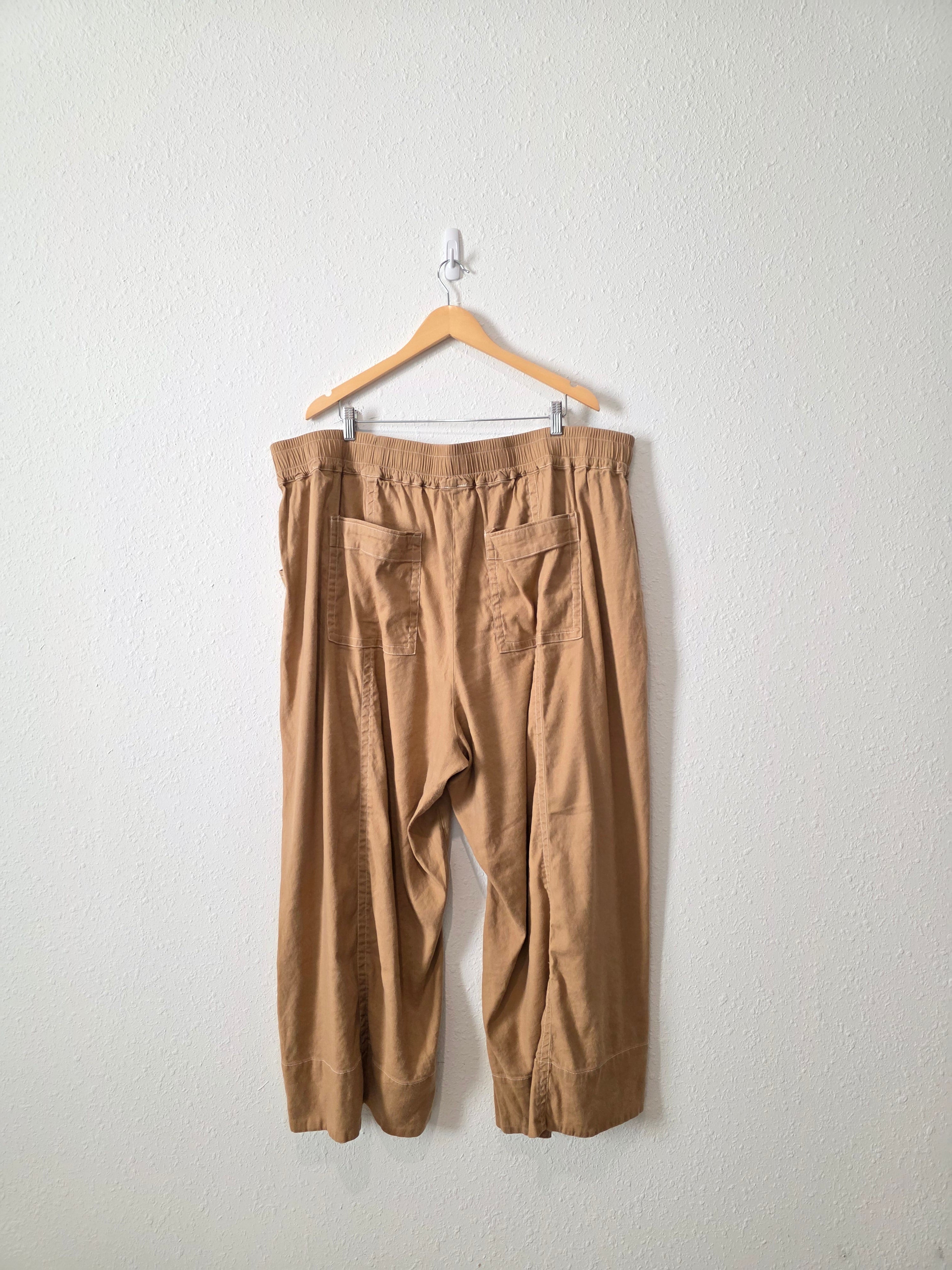 Anthropologie Wide Leg Linen Pants (3X)
