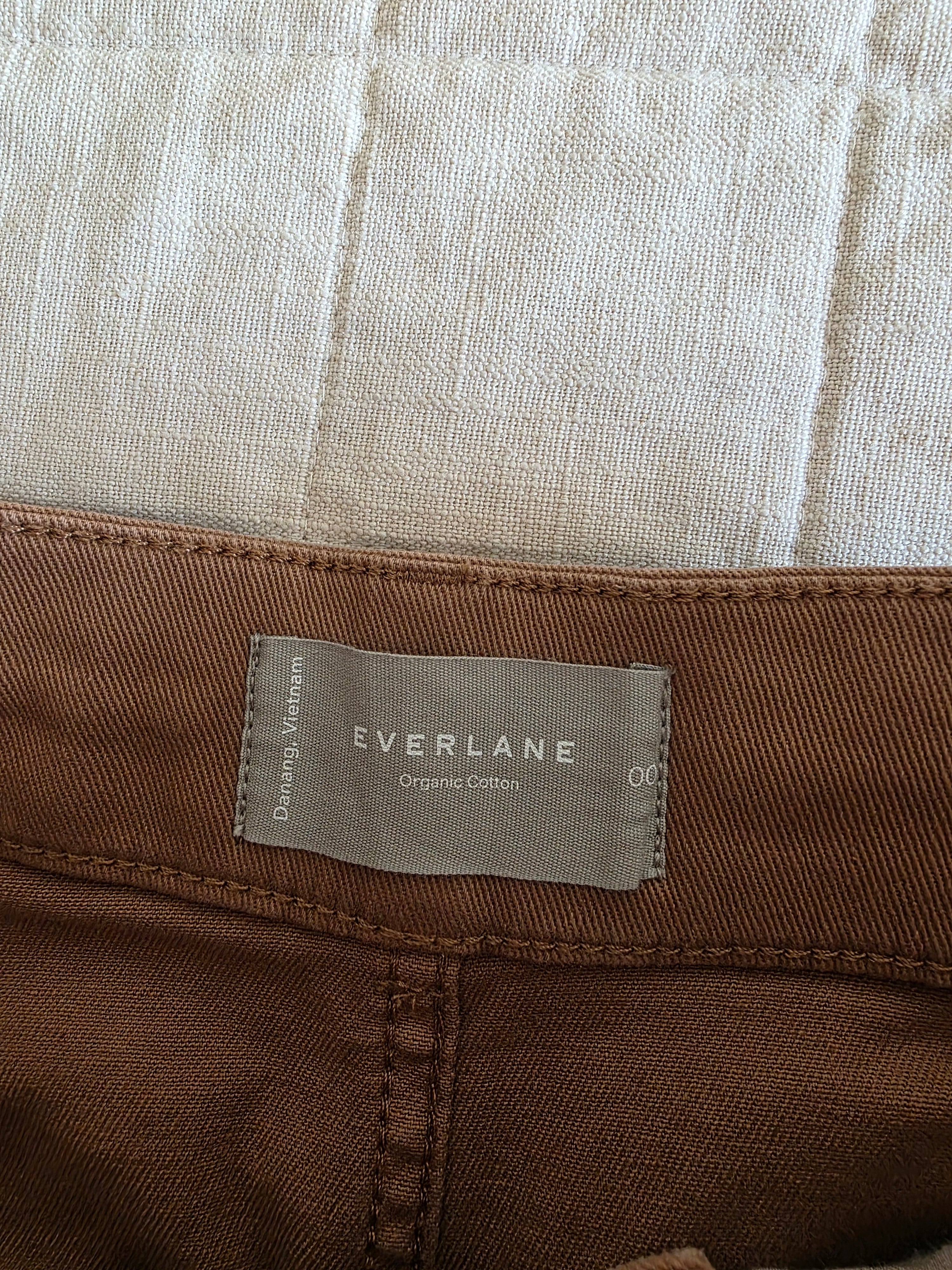 Everlane Organic Cotton Straight Pants (00)