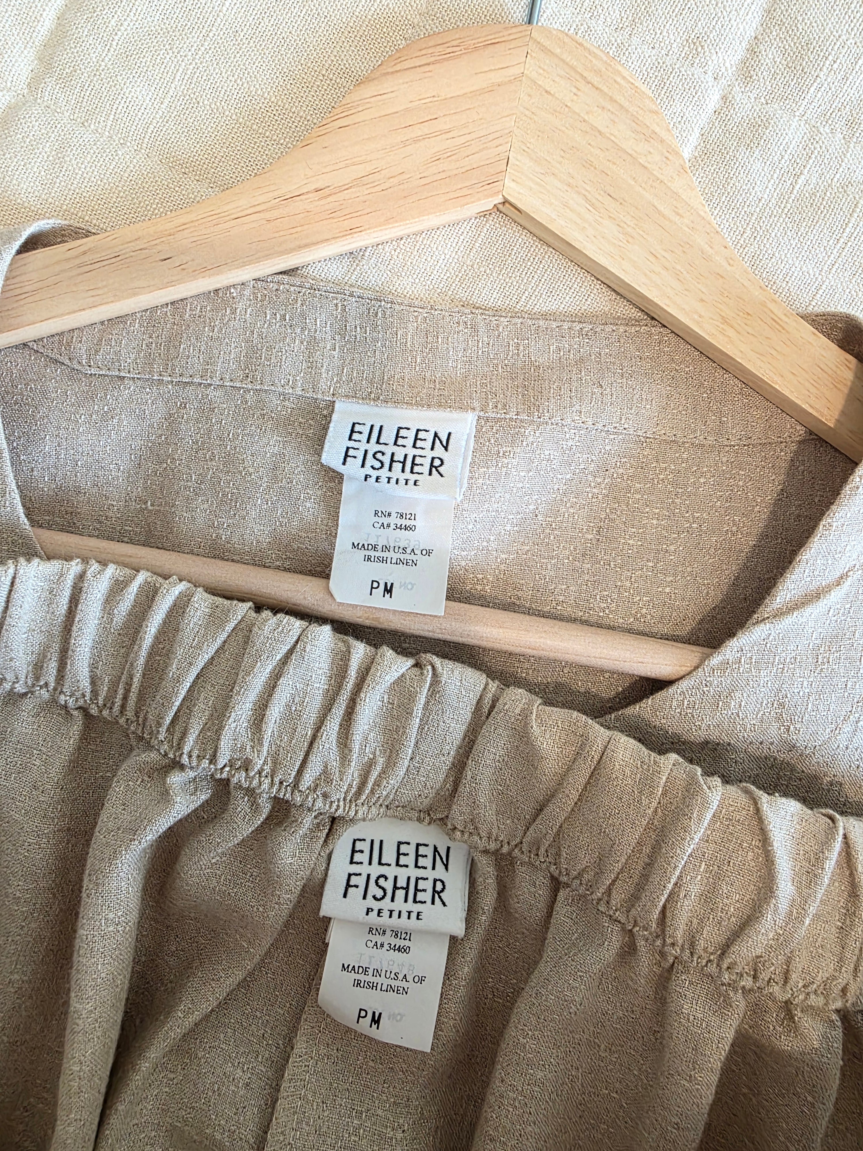 Vintage Eileen Fisher Linen Set (MP)