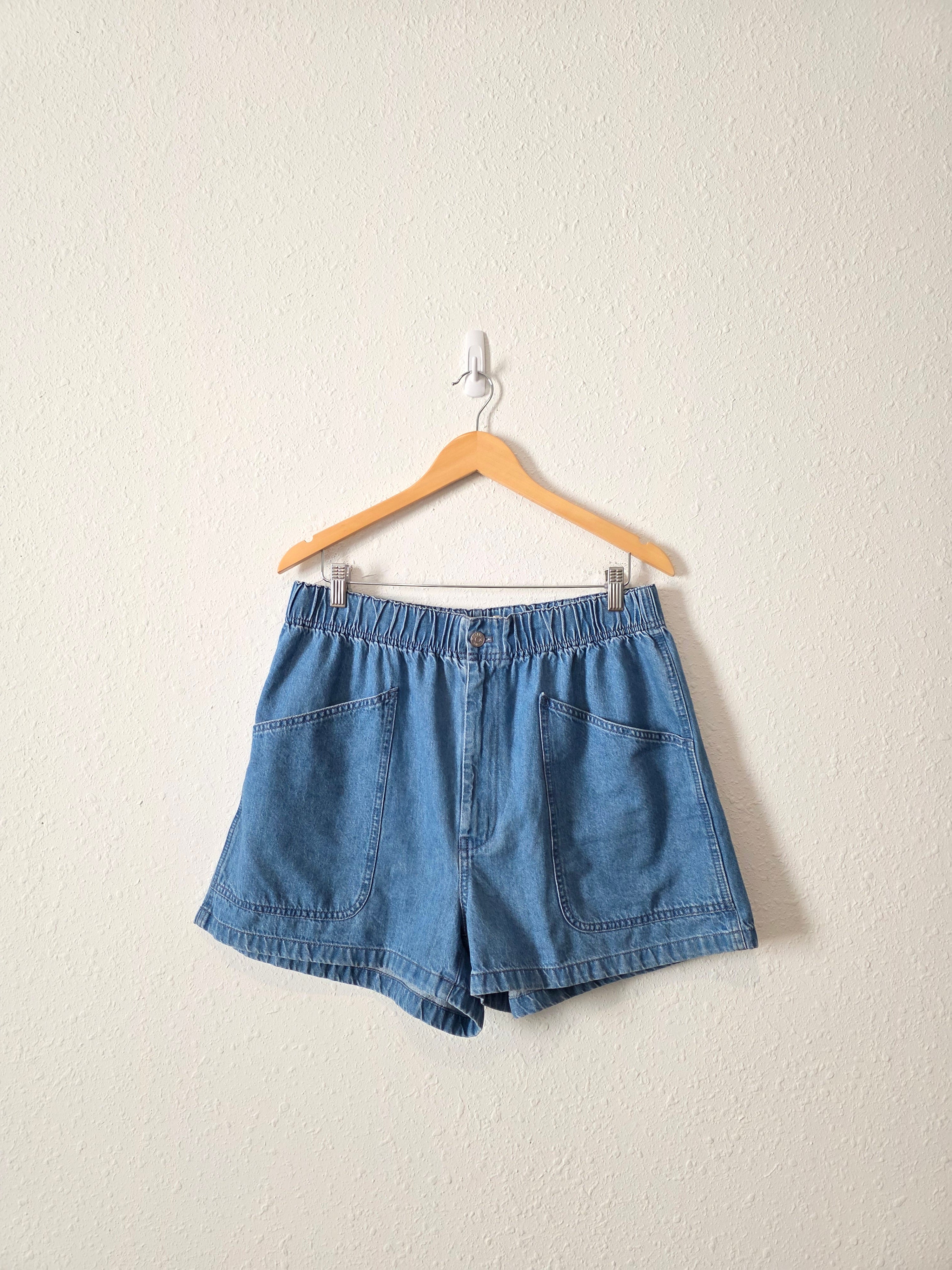 NEW Madewell Denim Pull On Shorts (30)