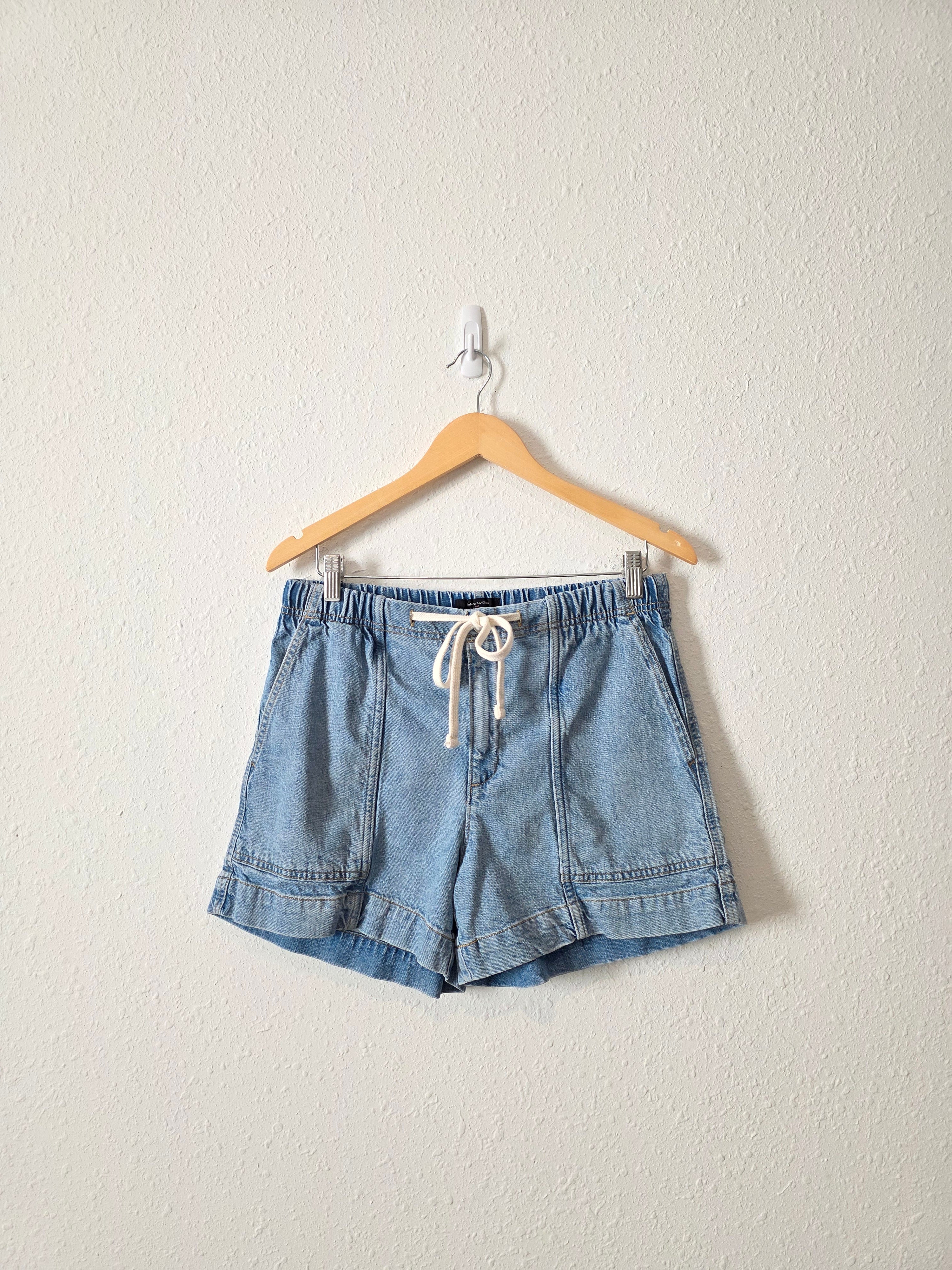 Banana Republic Tie Waist Denim Shorts (M)