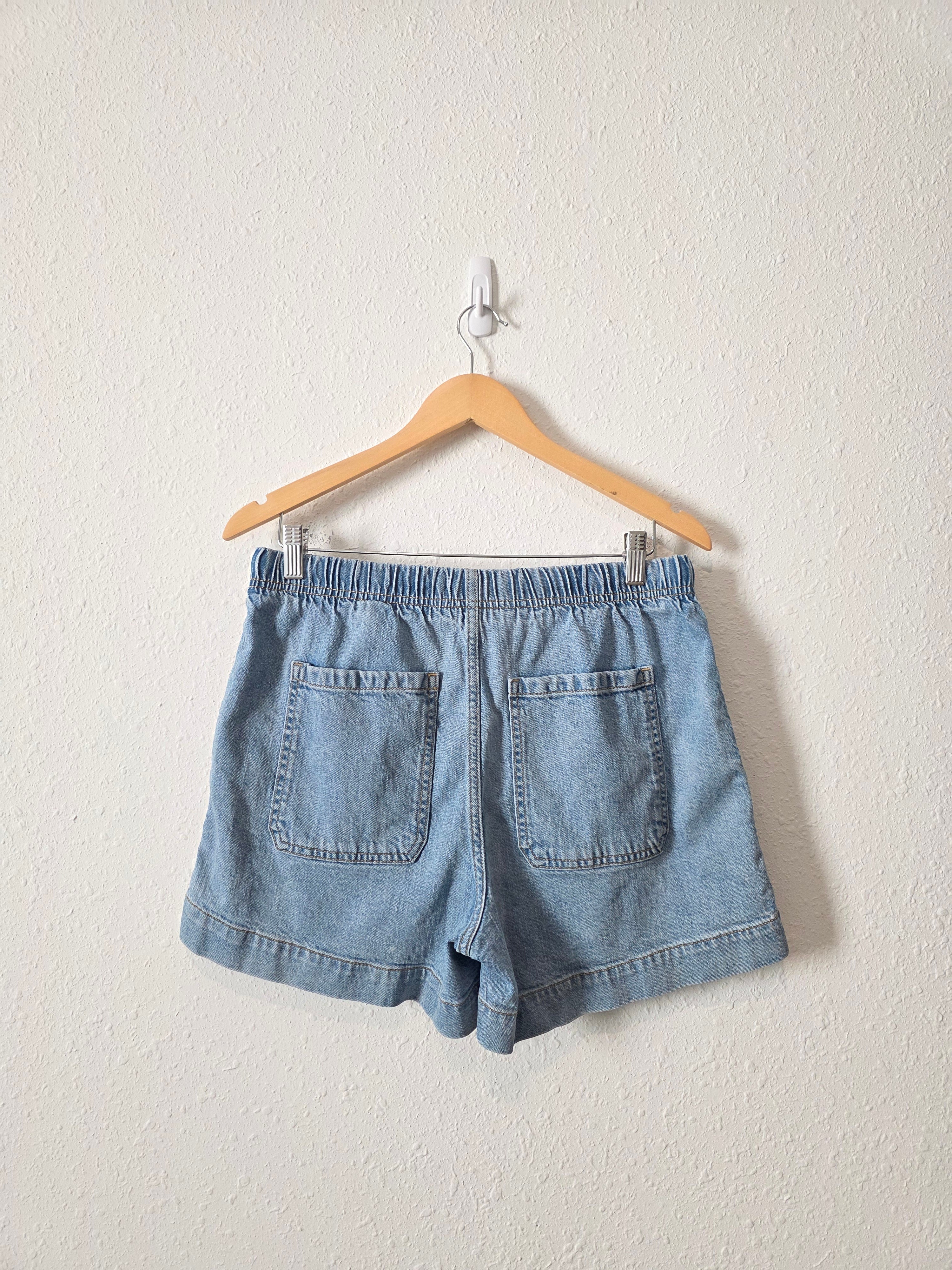 Banana Republic Tie Waist Denim Shorts (M)