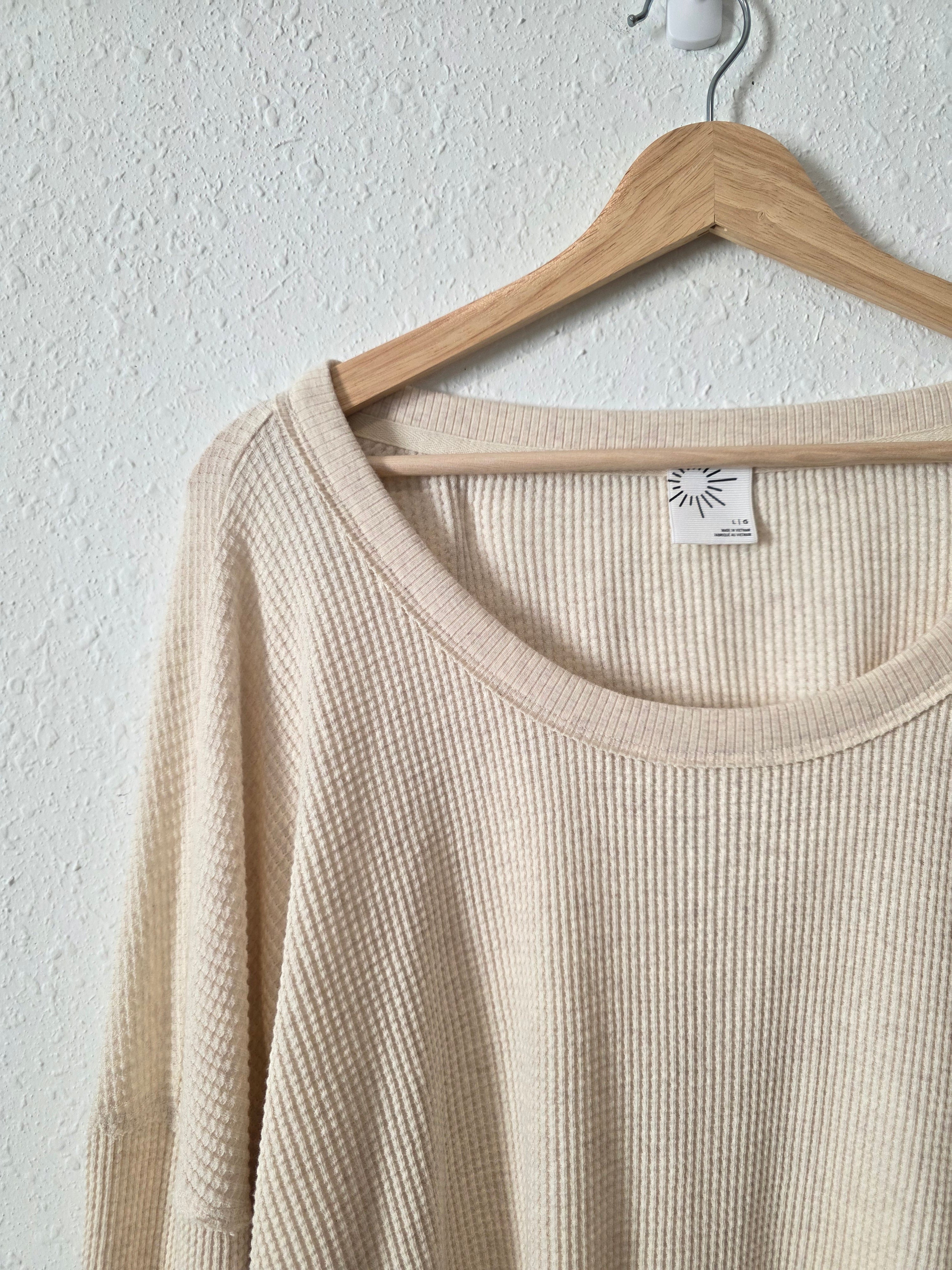 Aerie Oversized Waffle Tee (L)