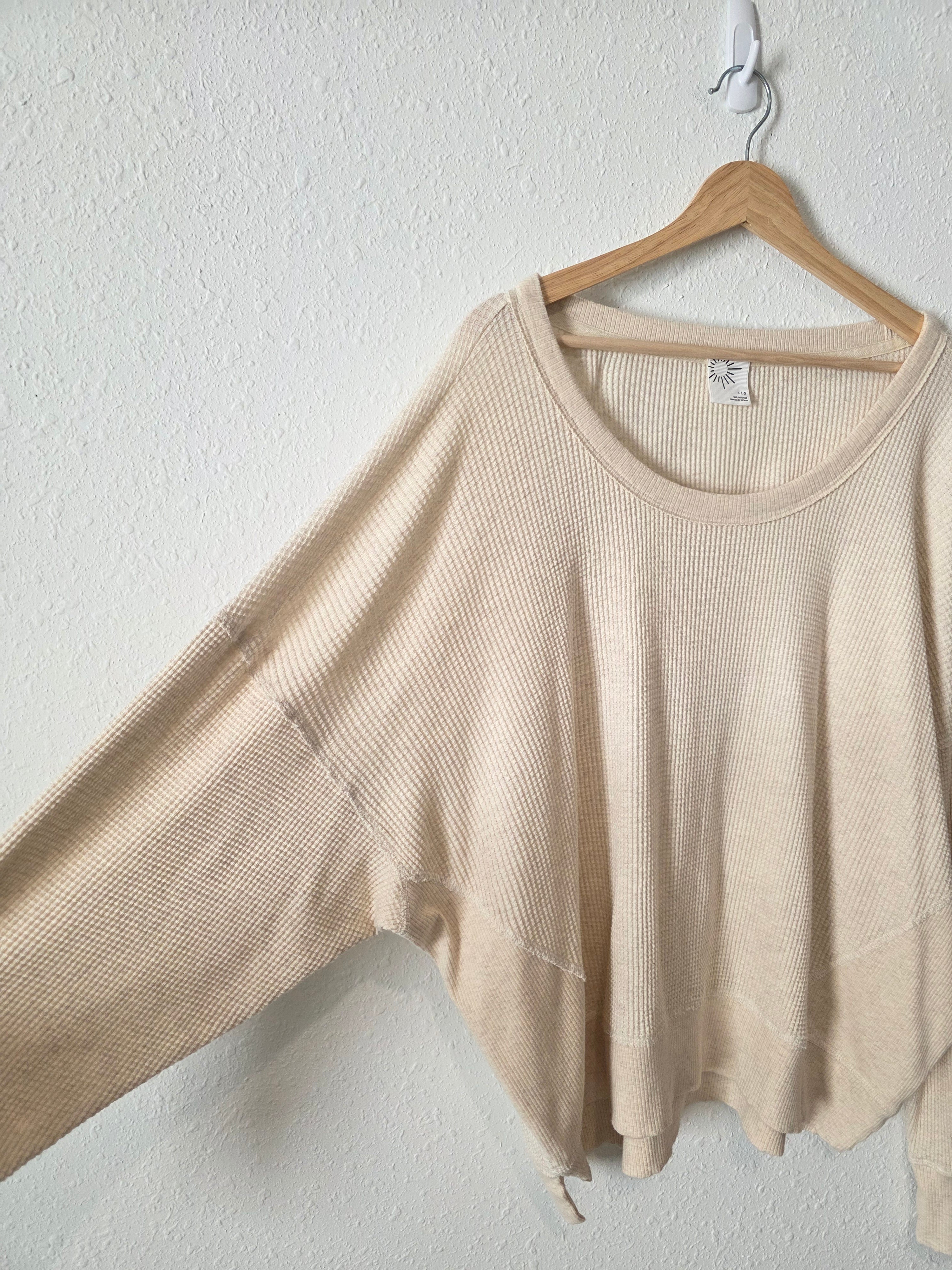 Aerie Oversized Waffle Tee (L)