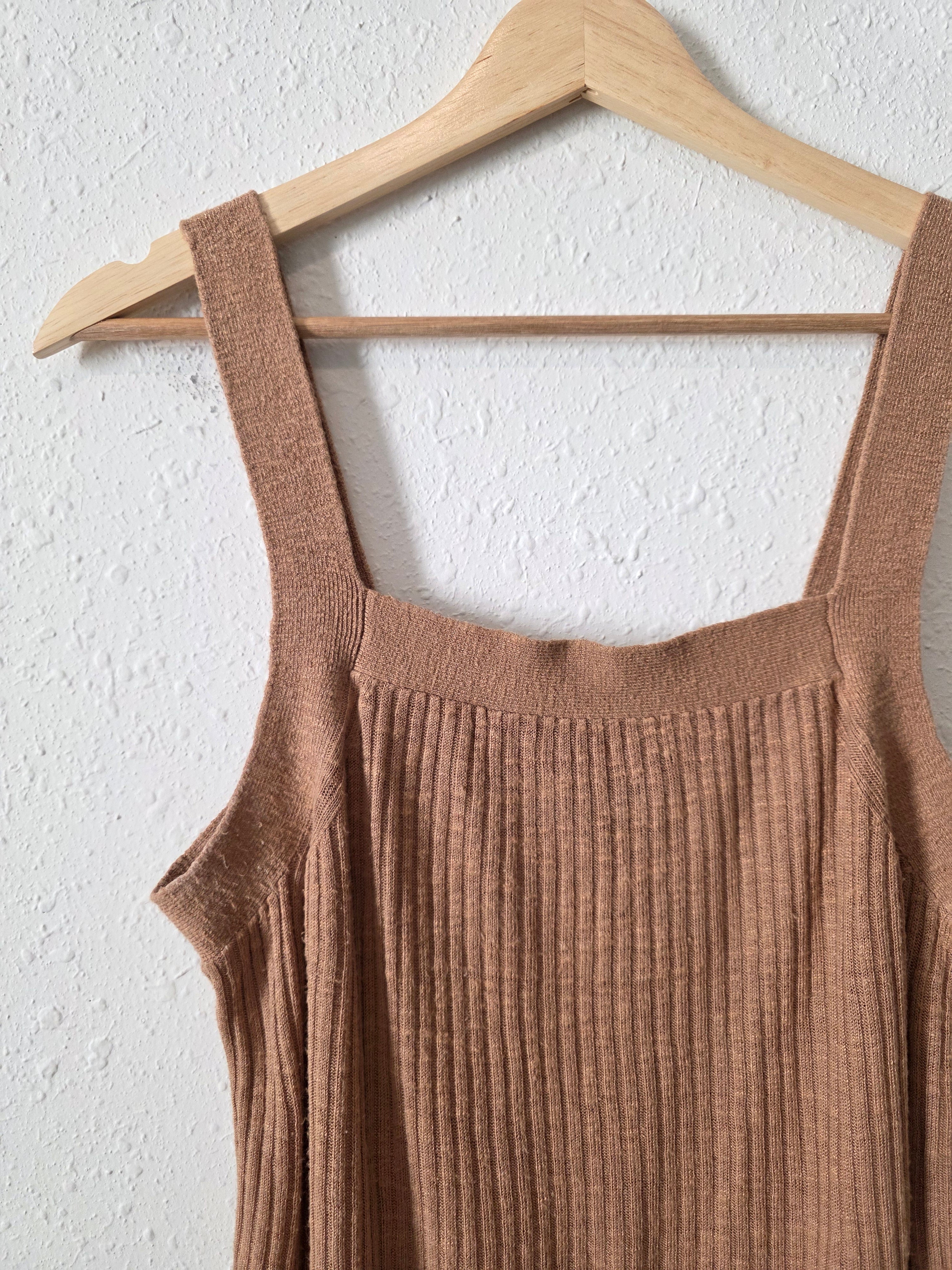 Banana Republic Brown Ribbed Tank (M)