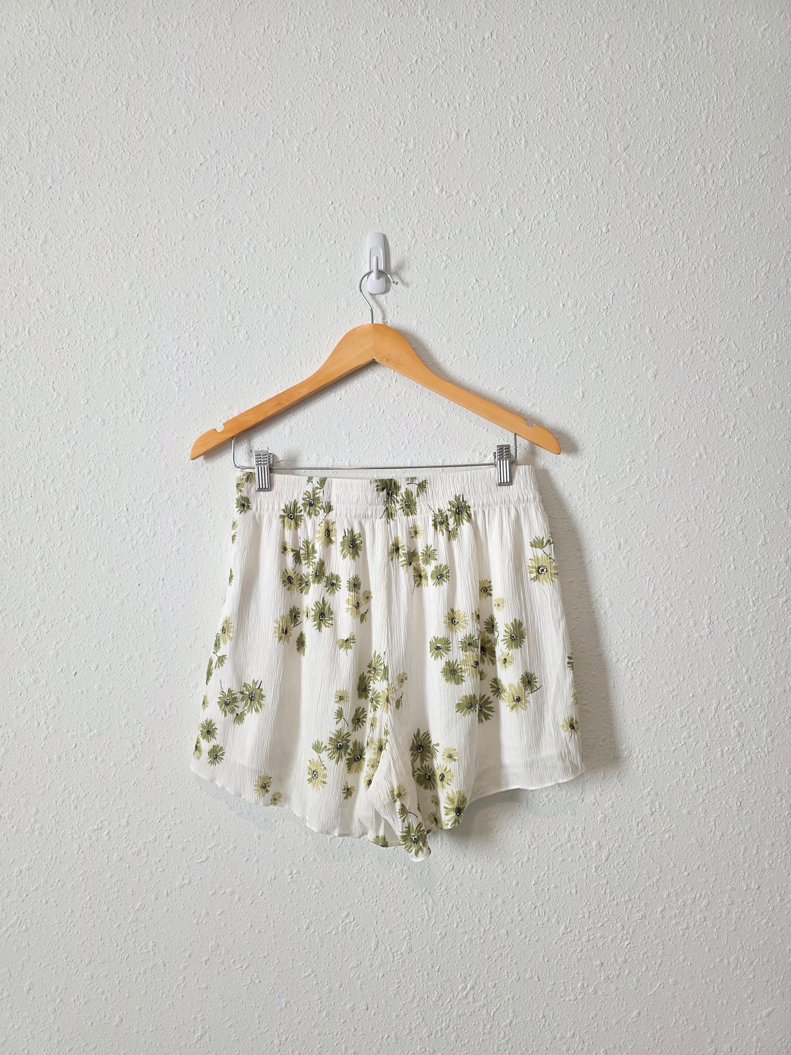 Abercrombie Green Floral Set (S/M)