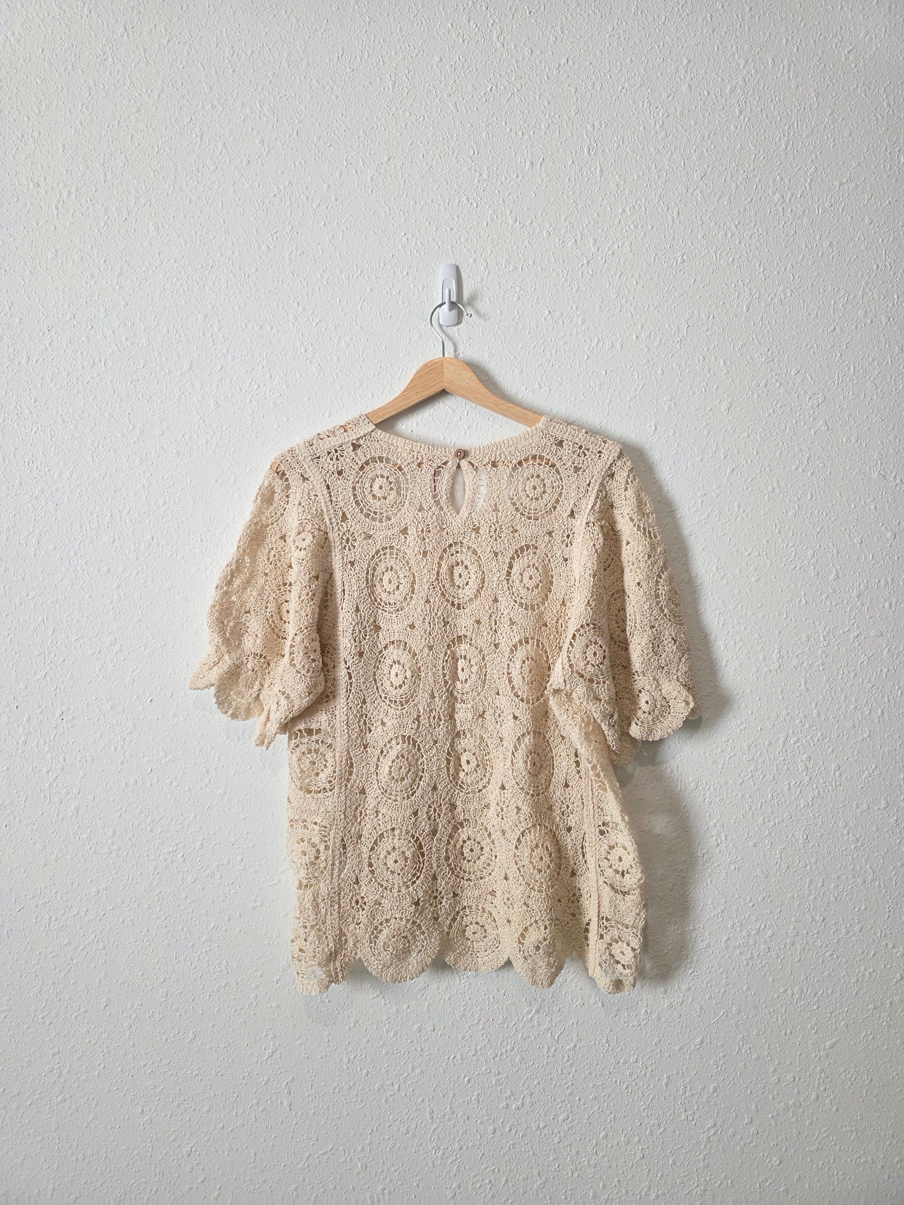 NEW Crochet Knit Blouse (XL)