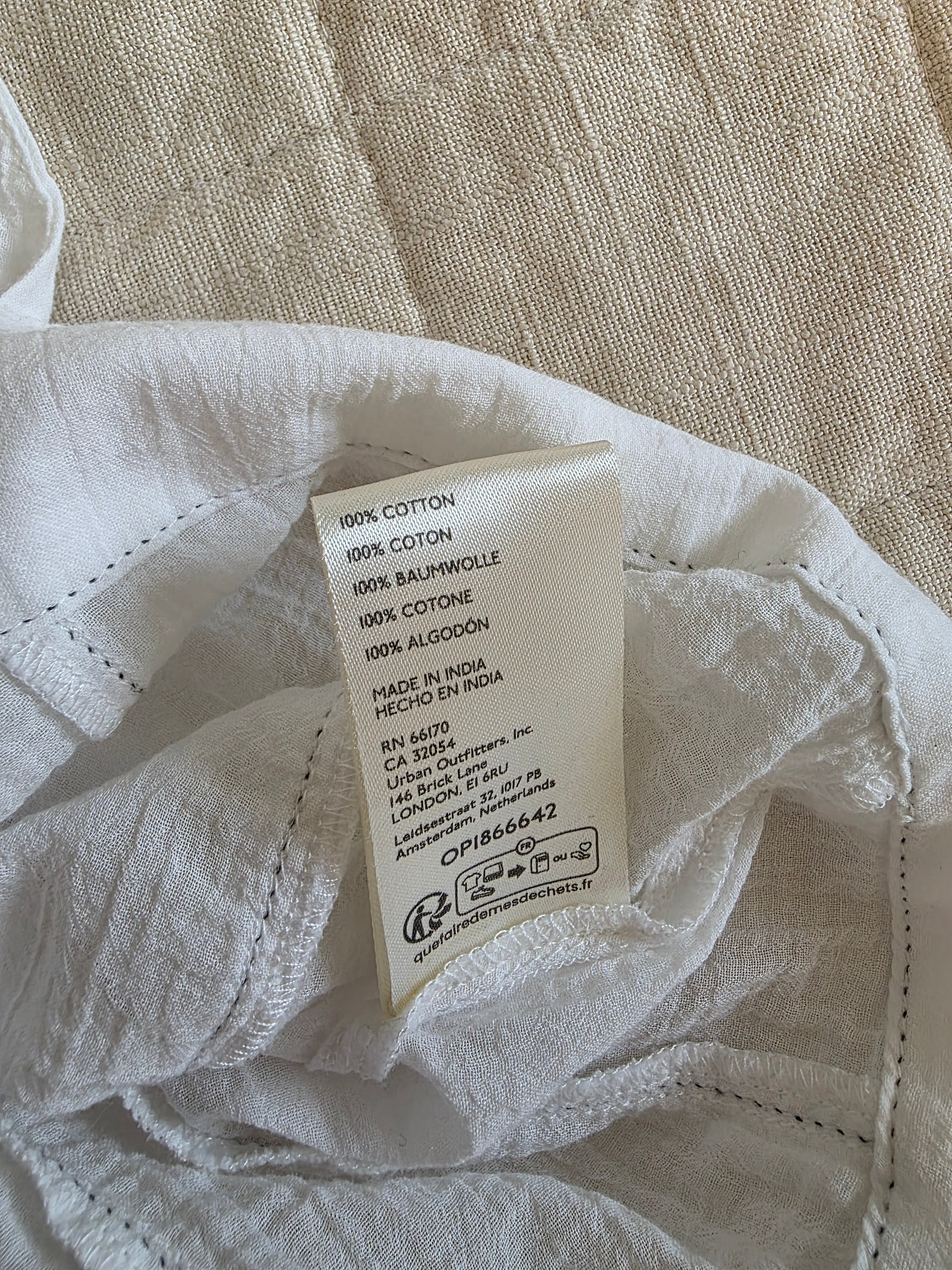 Anthropologie Cotton Babydoll Top (3X)