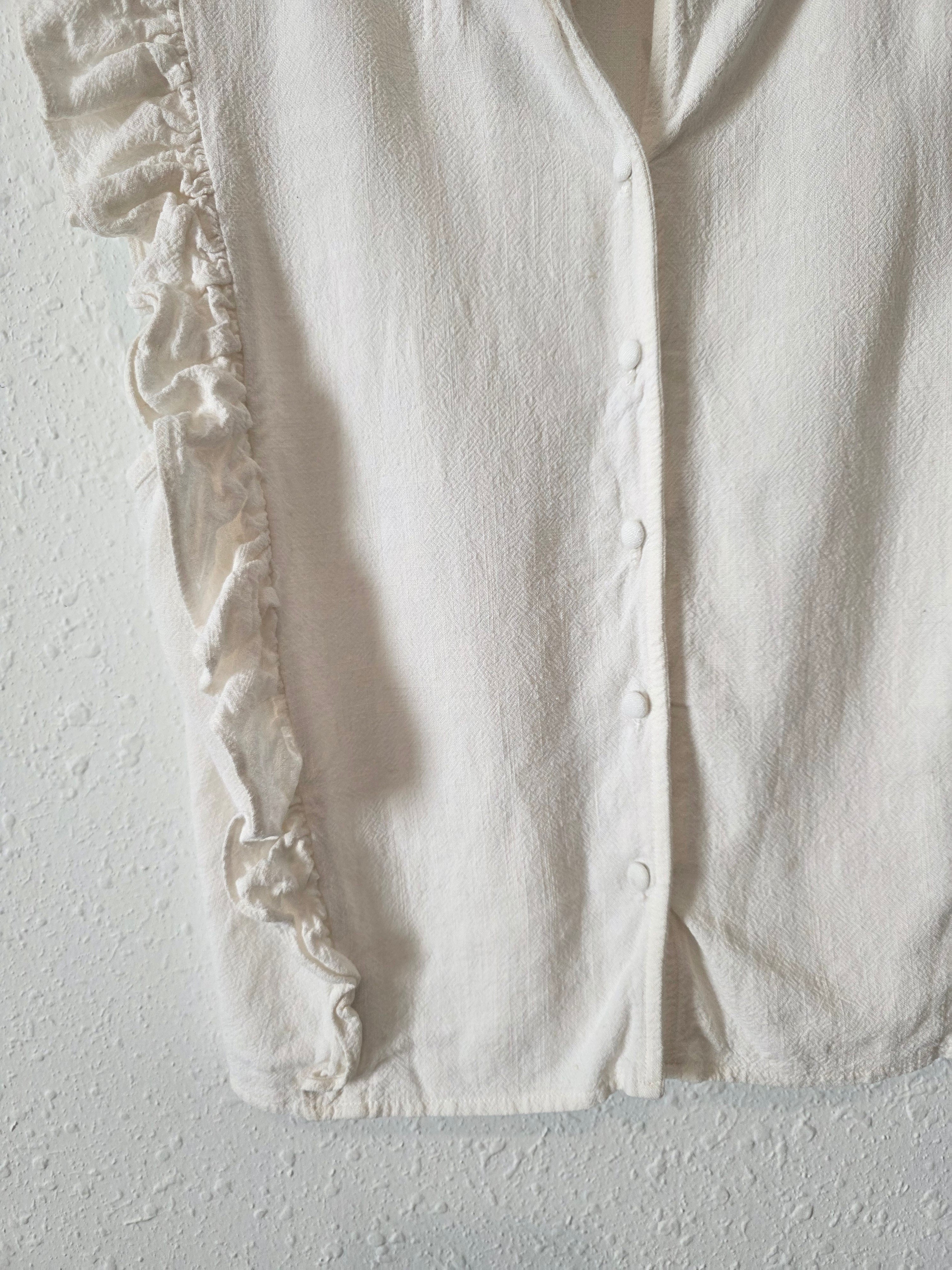 Moon River Cotton Linen Tank (S)