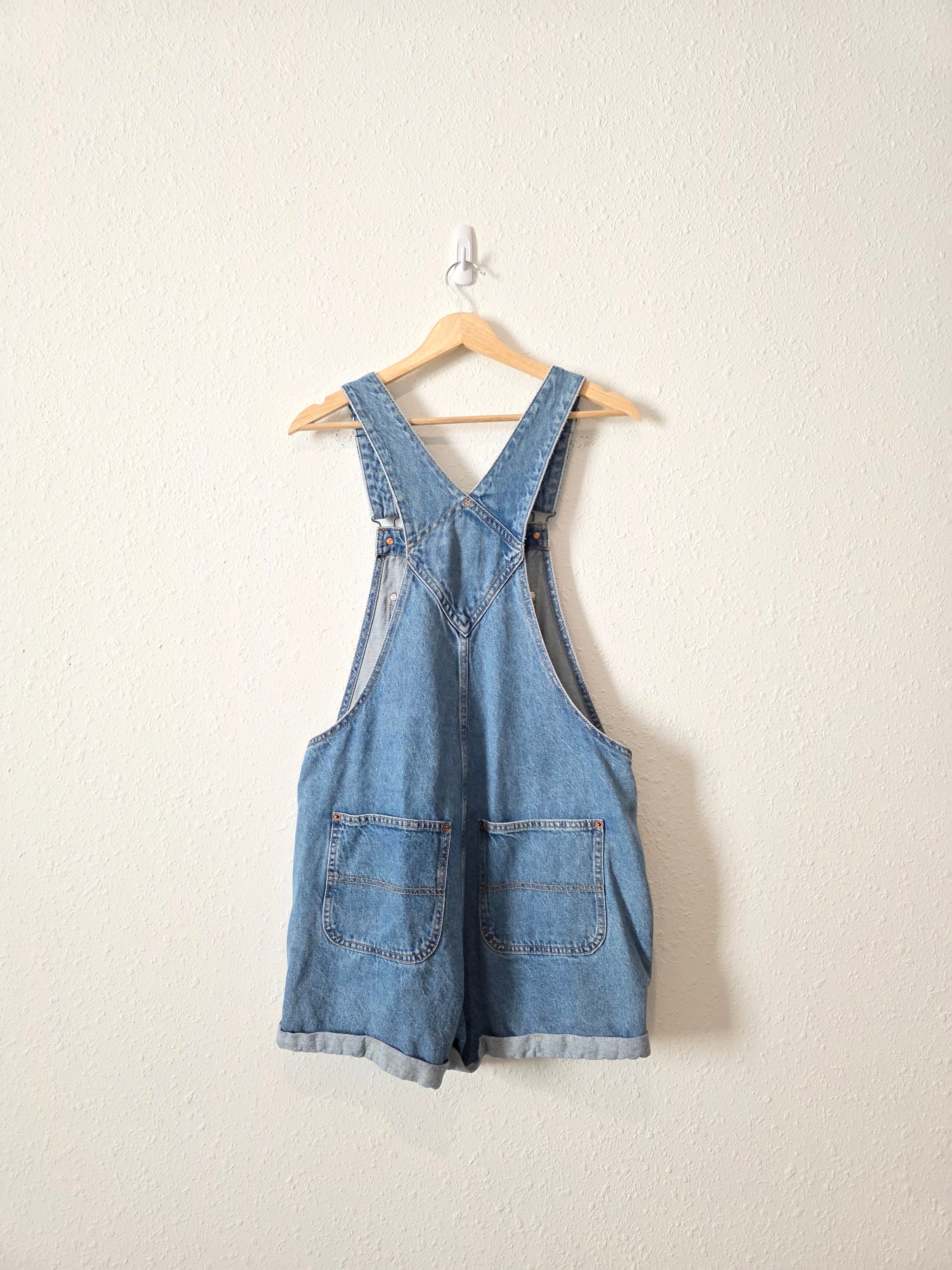 Relaxed Denim Shortalls (M)