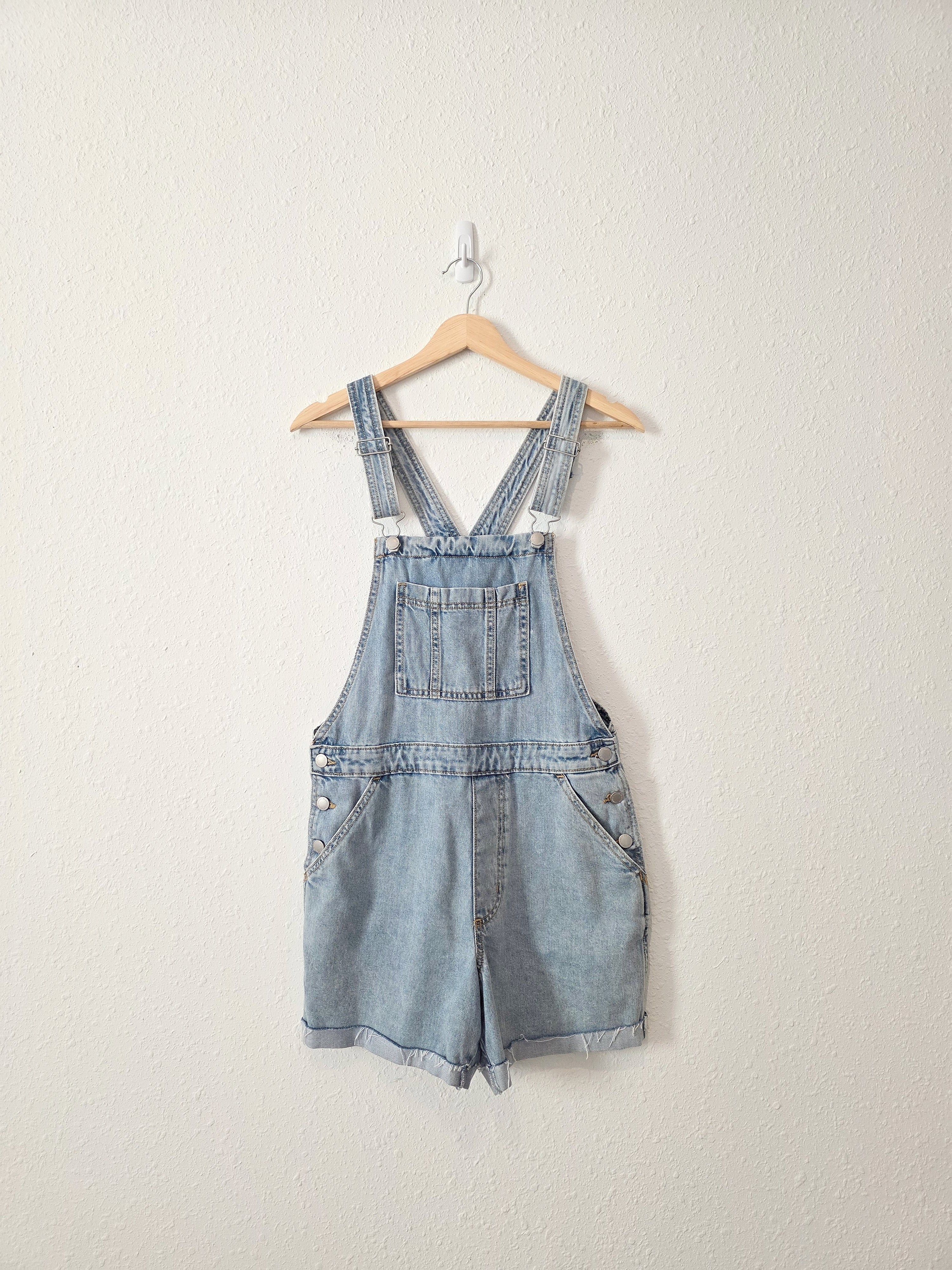 Light Wash Denim Shortalls (4/27)