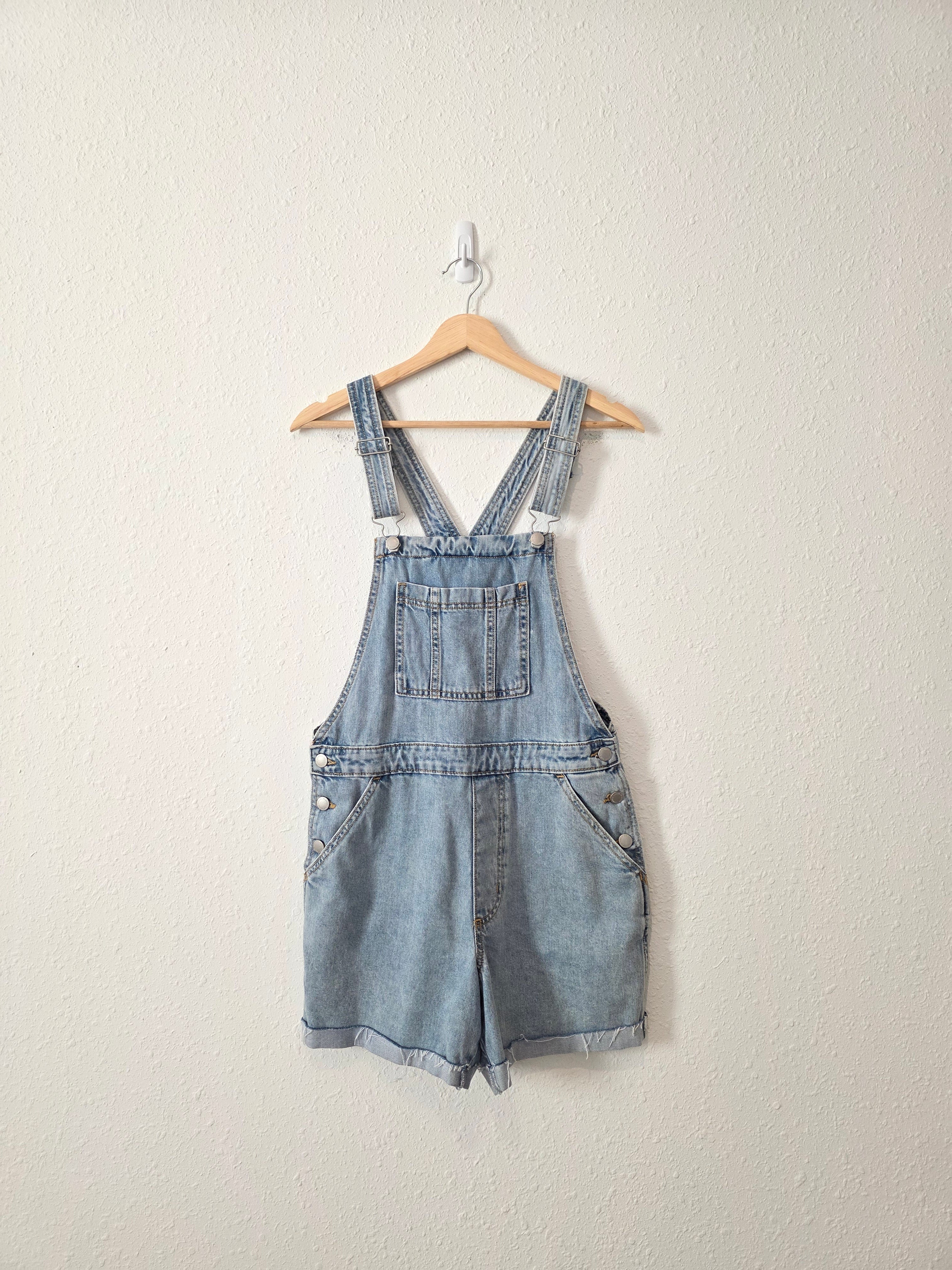 Light Wash Denim Shortalls (4/27)