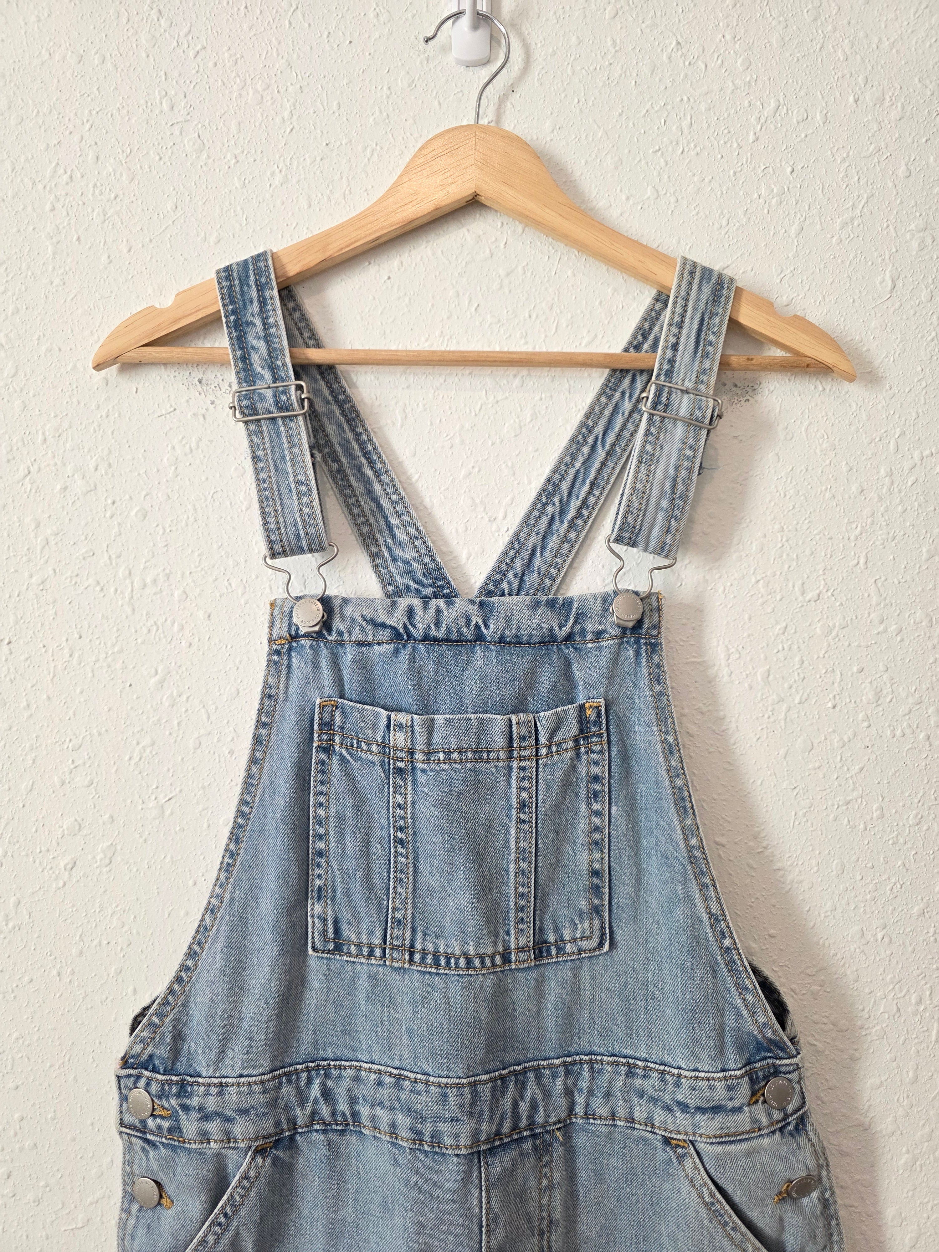 Light Wash Denim Shortalls (4/27)