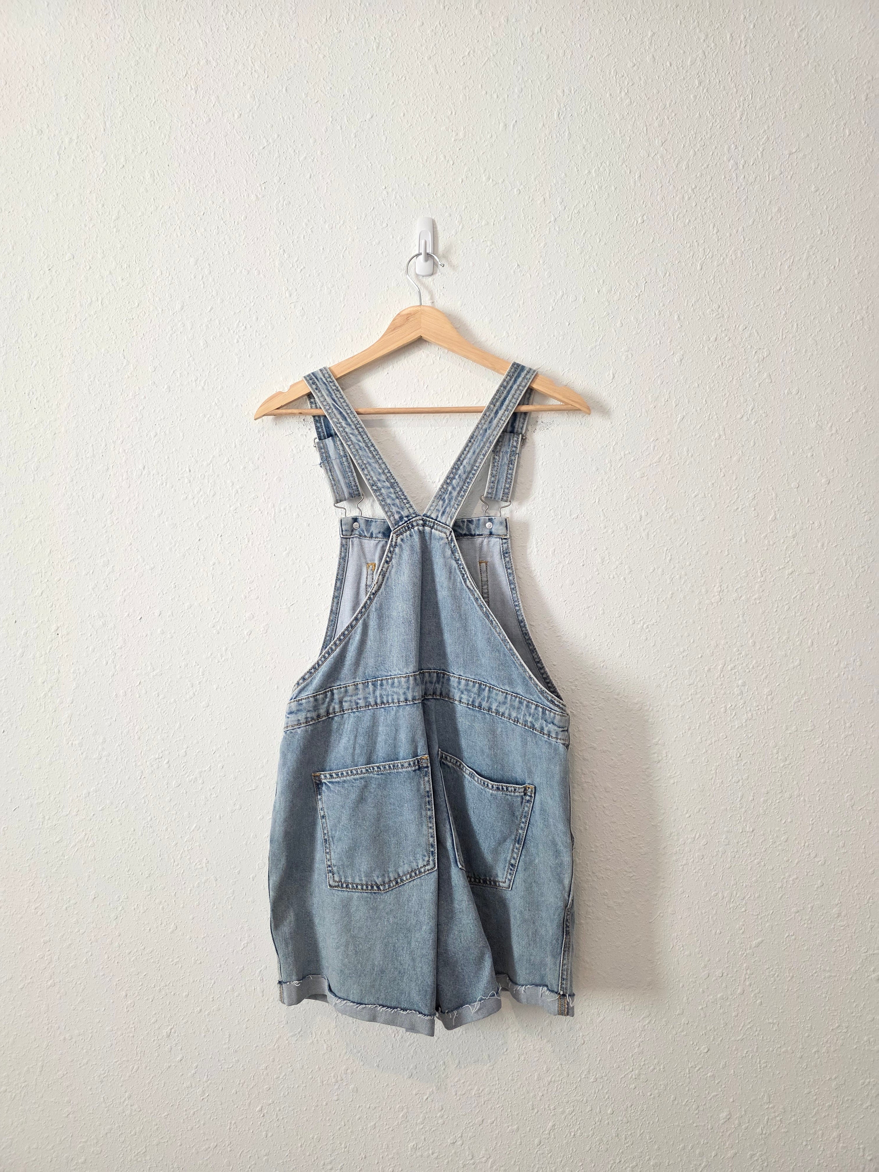 Light Wash Denim Shortalls (4/27)