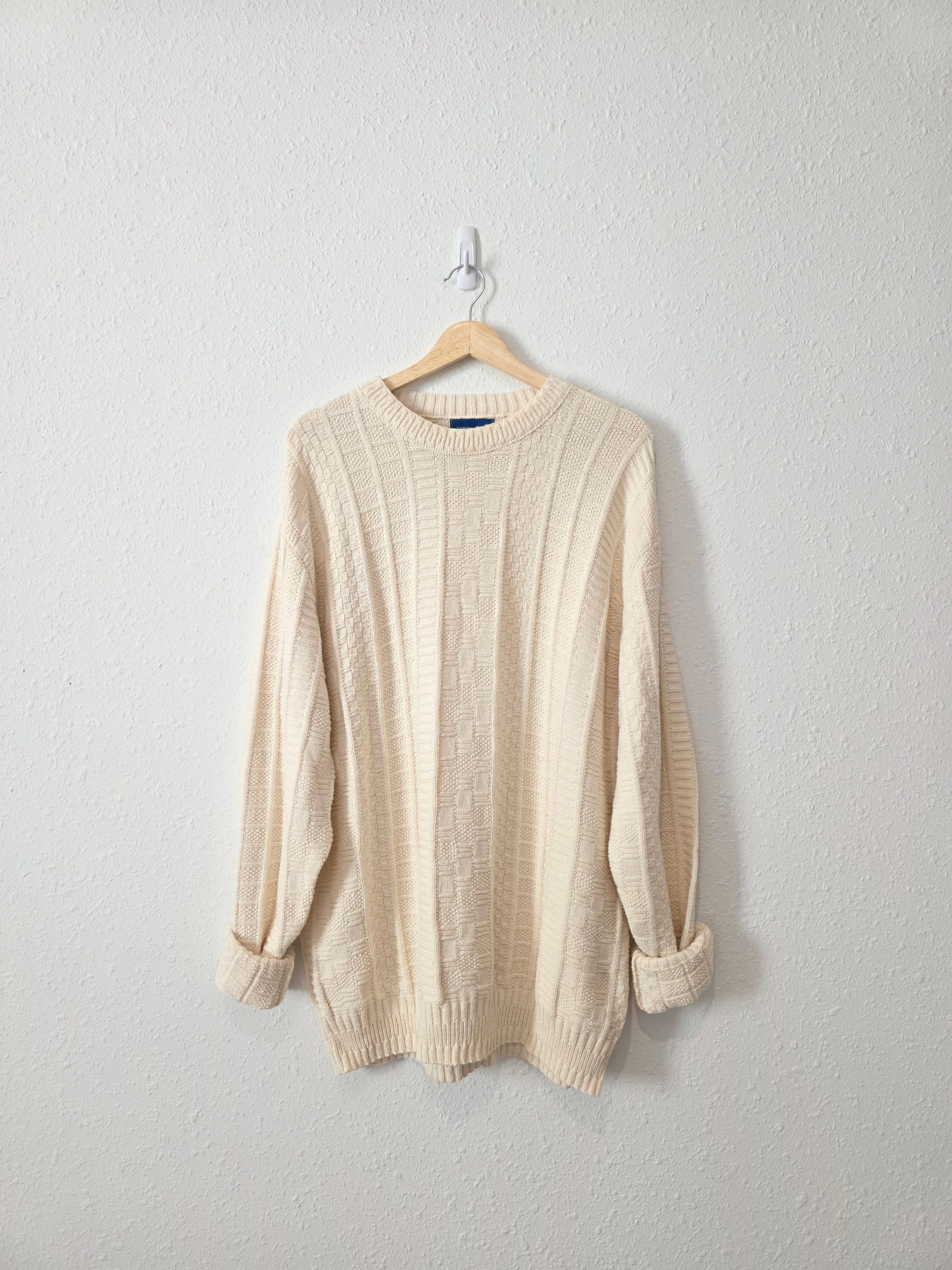 Vintage Chunky Cotton Sweater (LT)