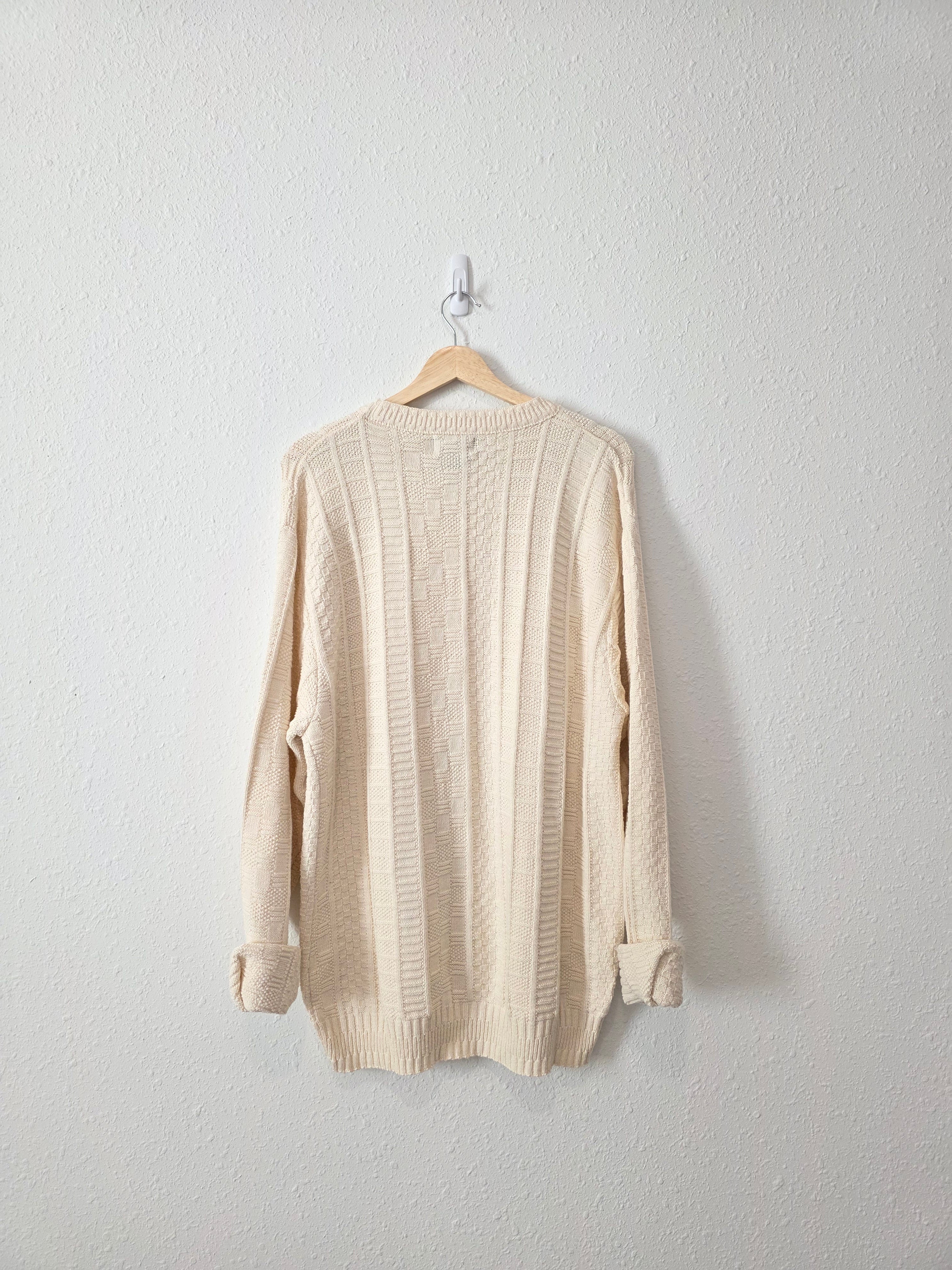 Vintage Chunky Cotton Sweater (LT)