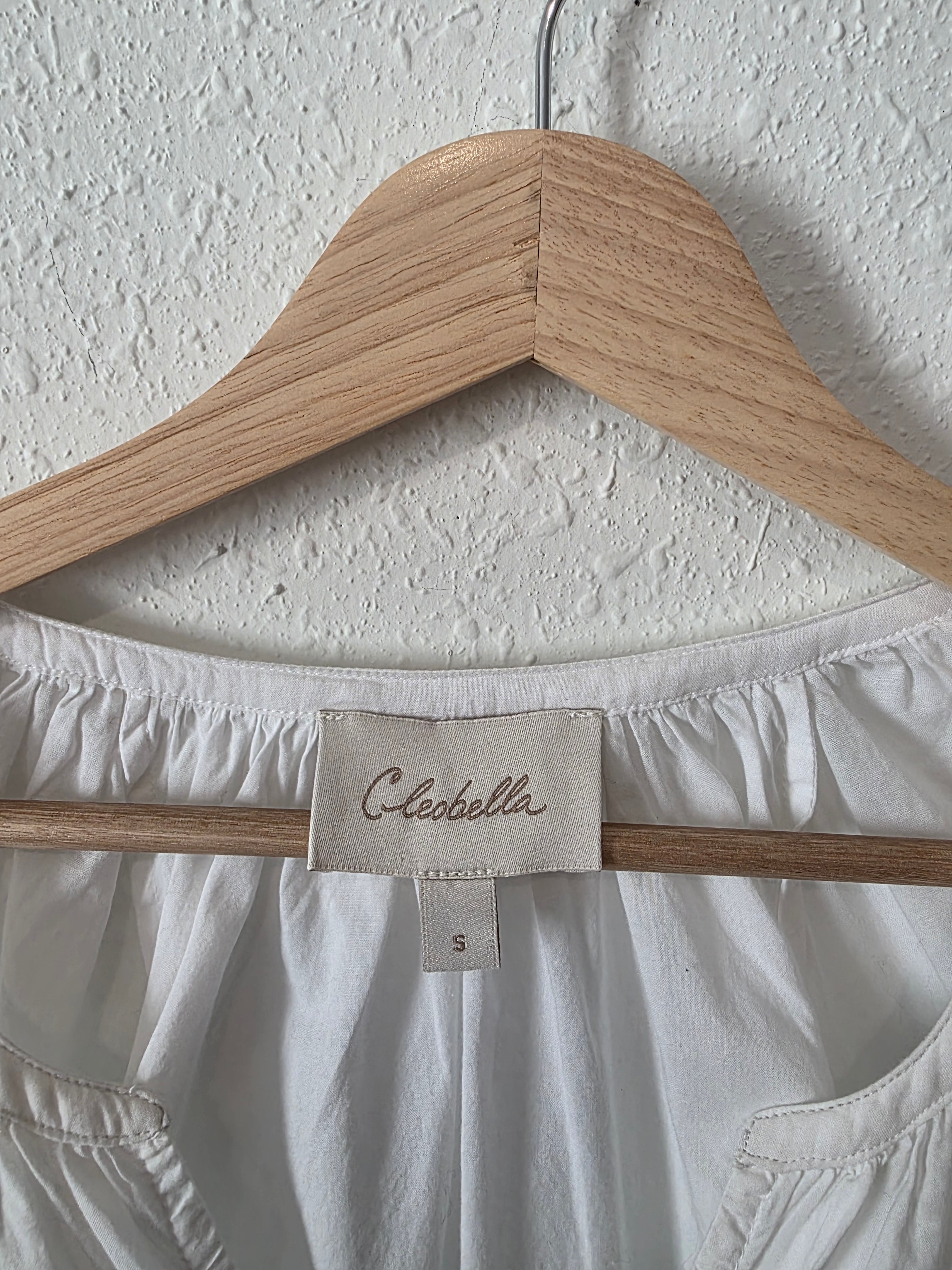 Cleobella White Eyelet Sleeve Top (S)