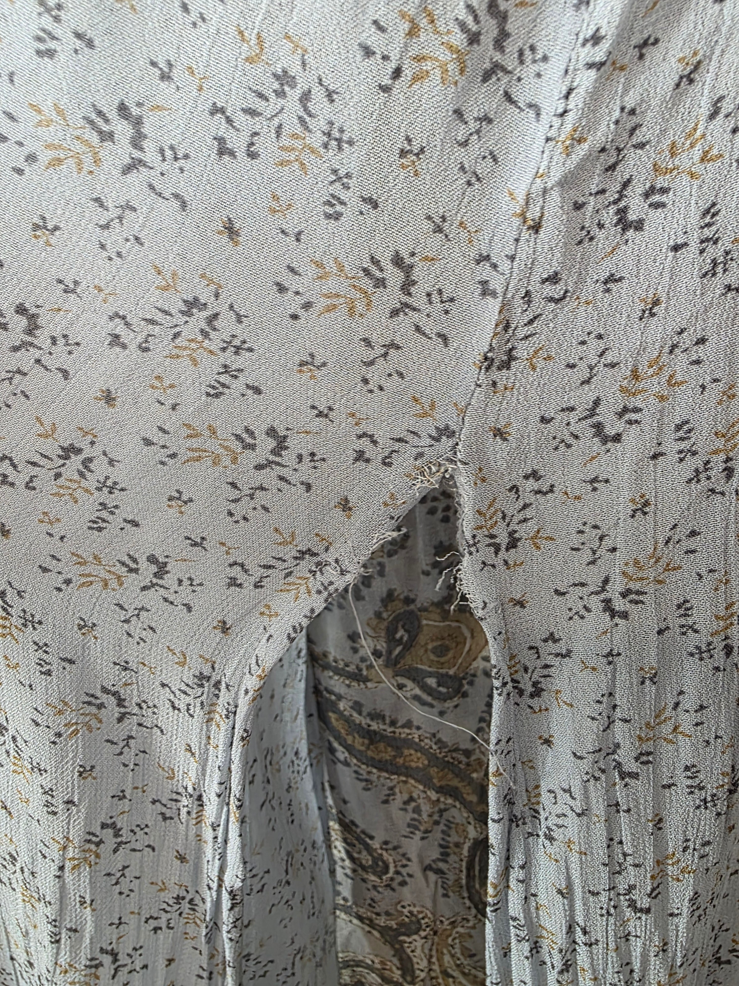 Vintage Floral Paisley Midi Dress (M)