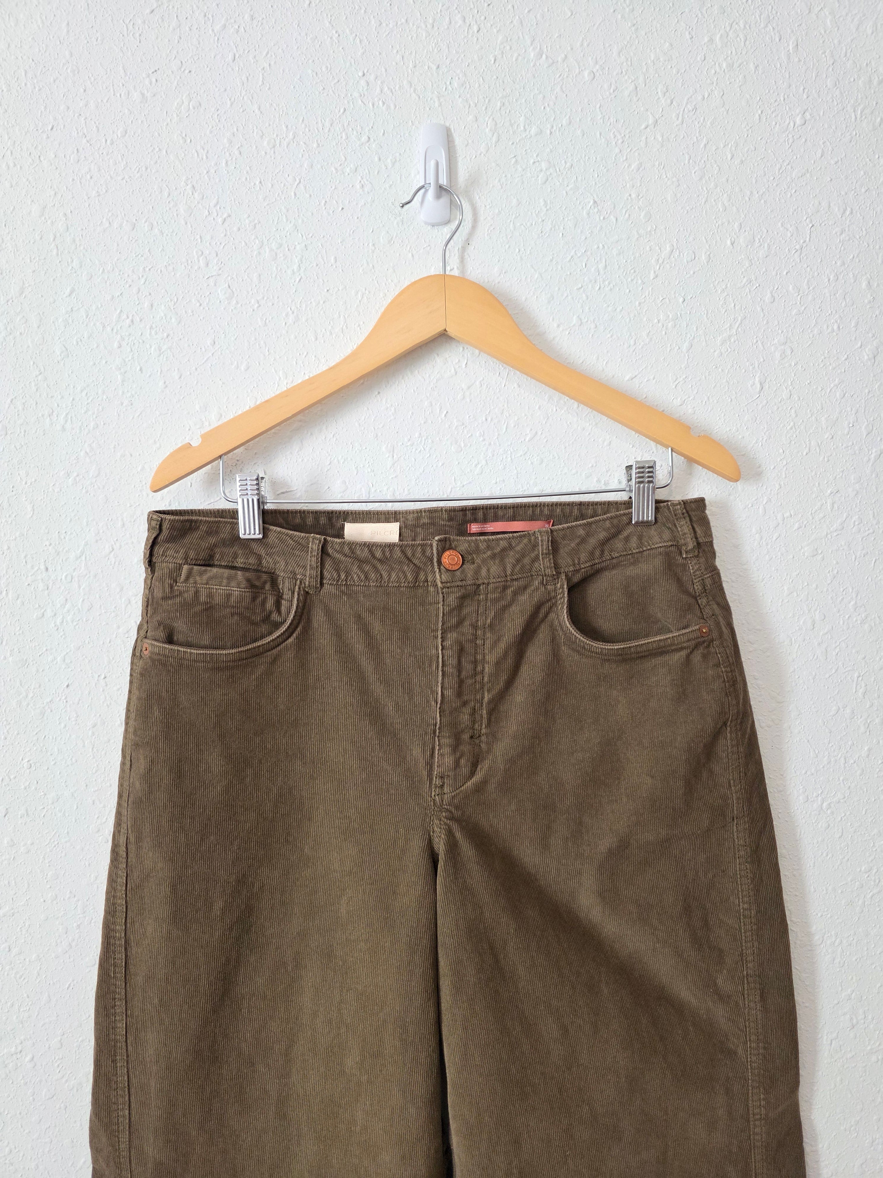 Anthropologie Brown Wide Leg Cord Pants (32)
