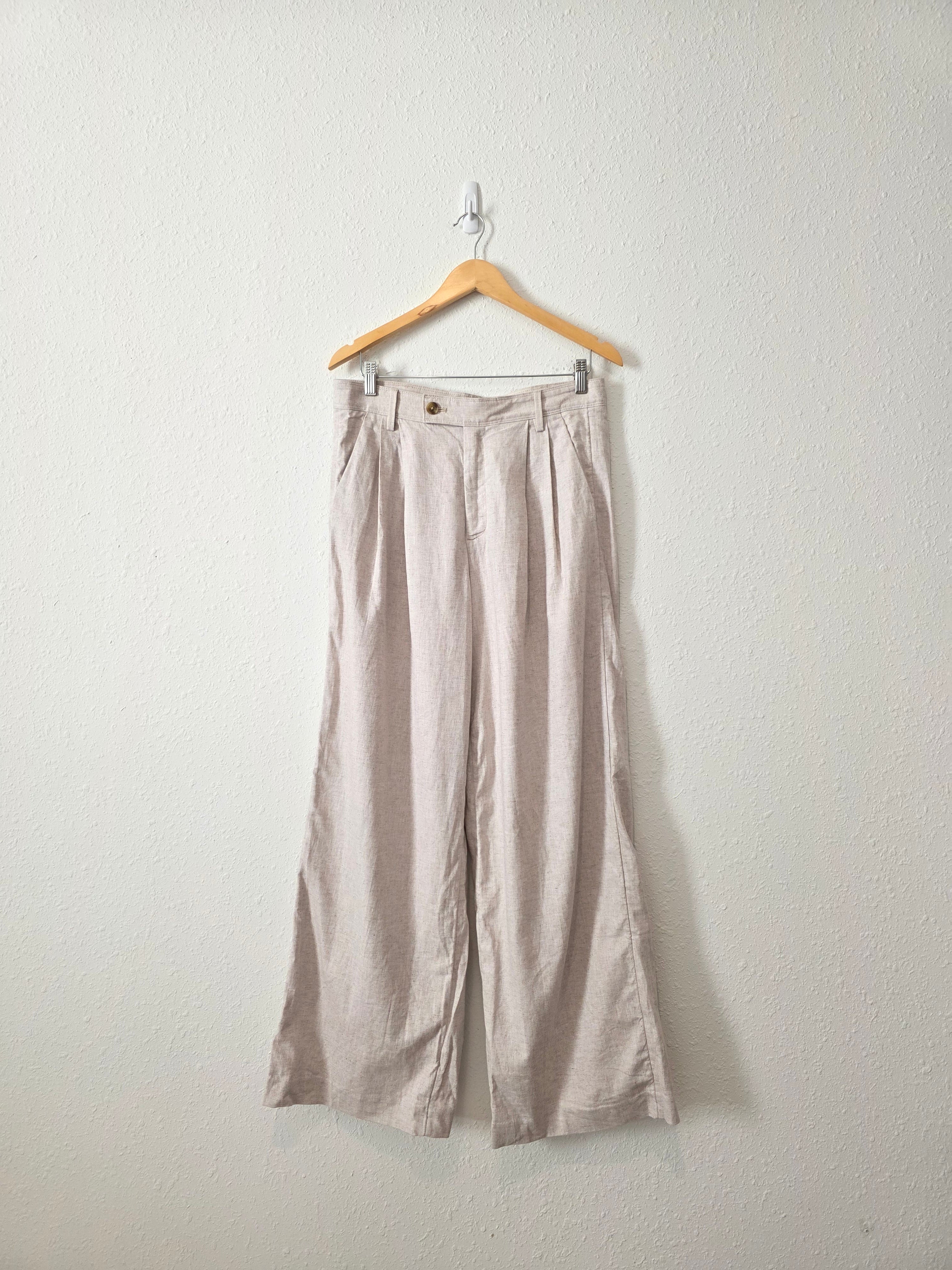 Banana Republic Wide Leg Linen Pants (8)