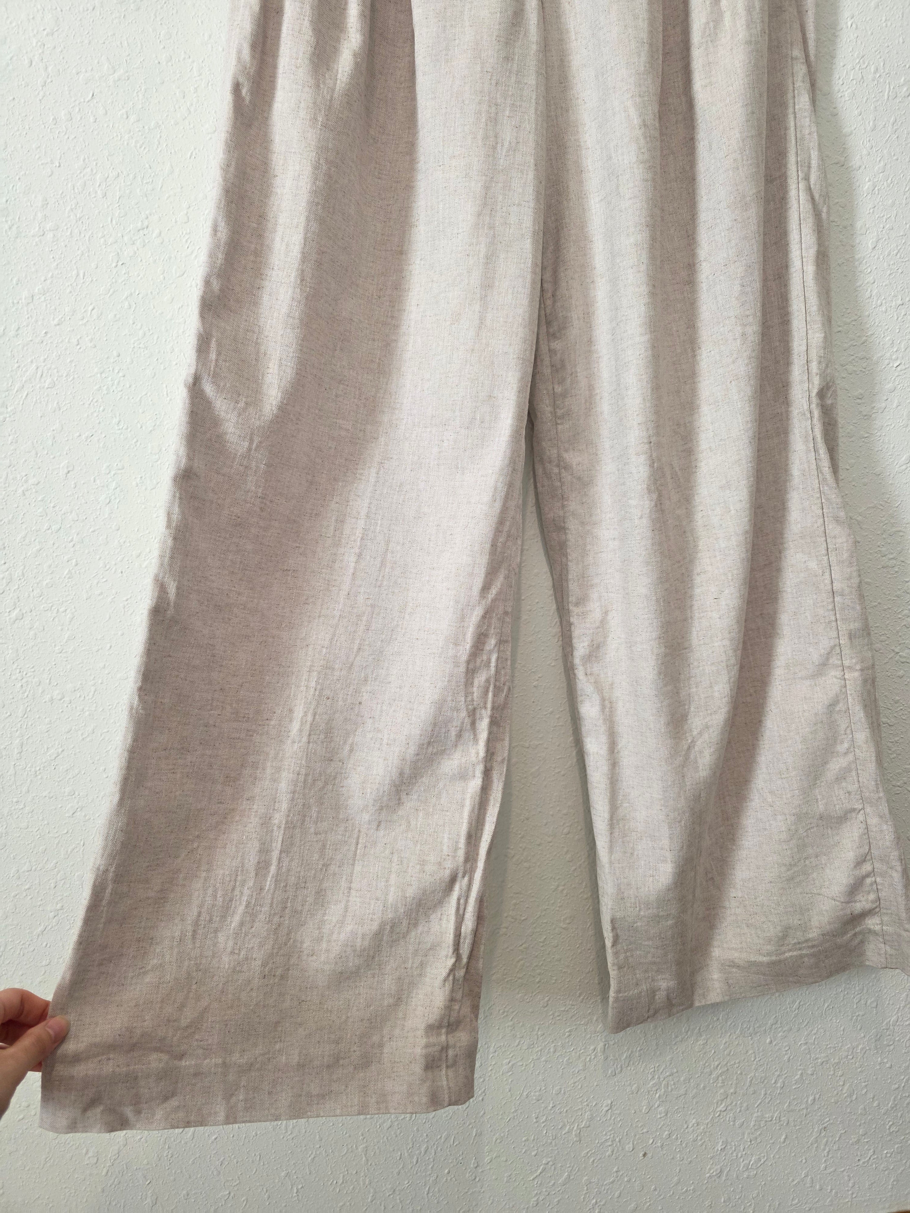 Banana Republic Wide Leg Linen Pants (8)