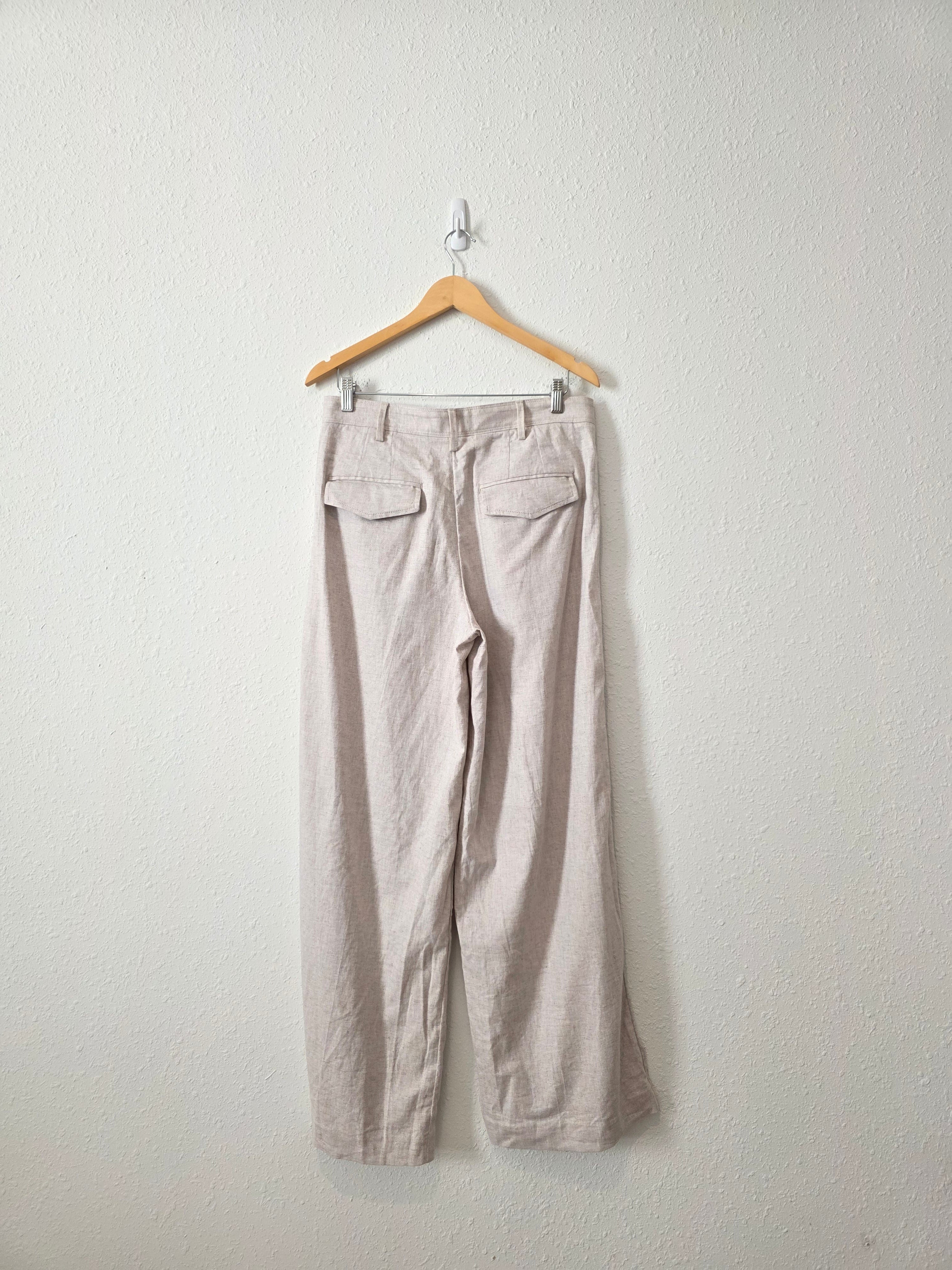 Banana Republic Wide Leg Linen Pants (8)