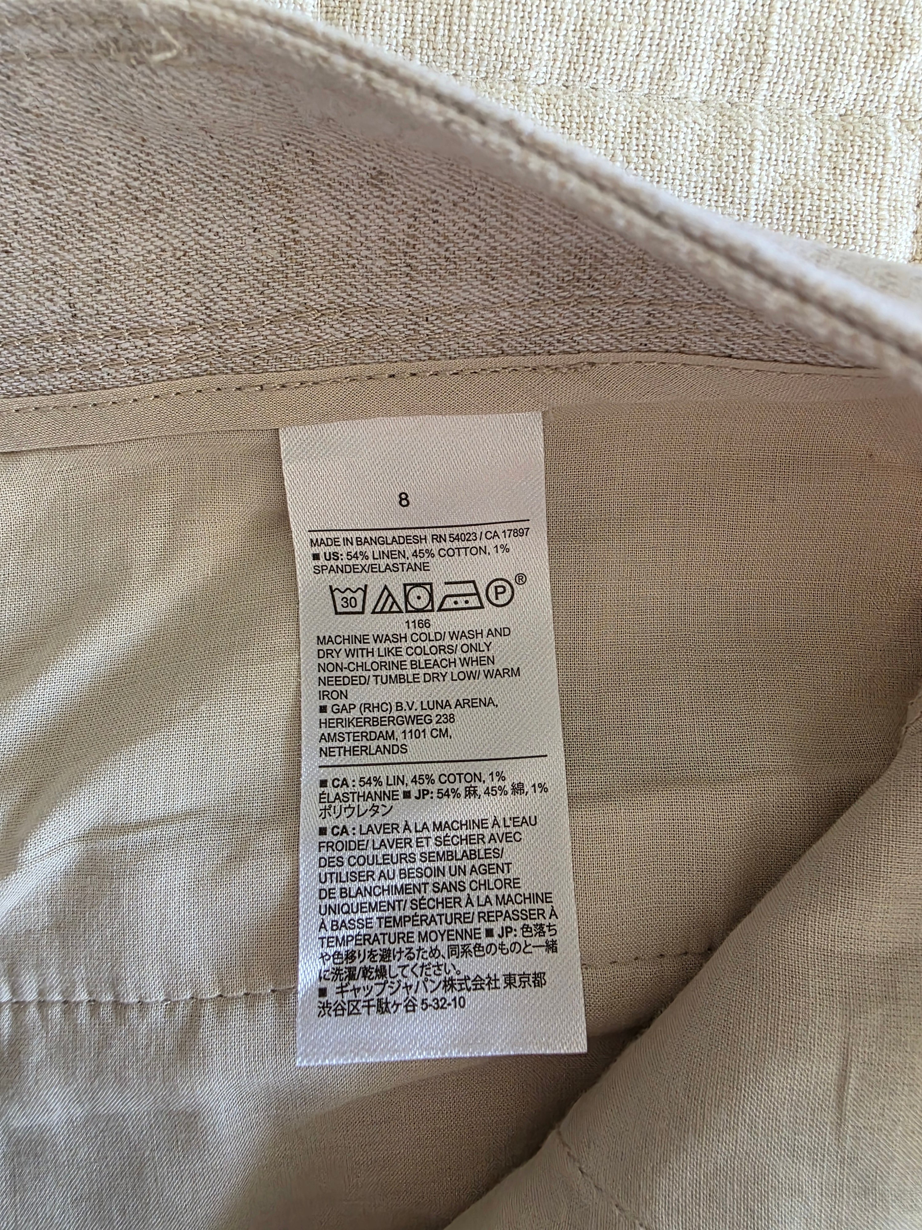 Banana Republic Wide Leg Linen Pants (8)