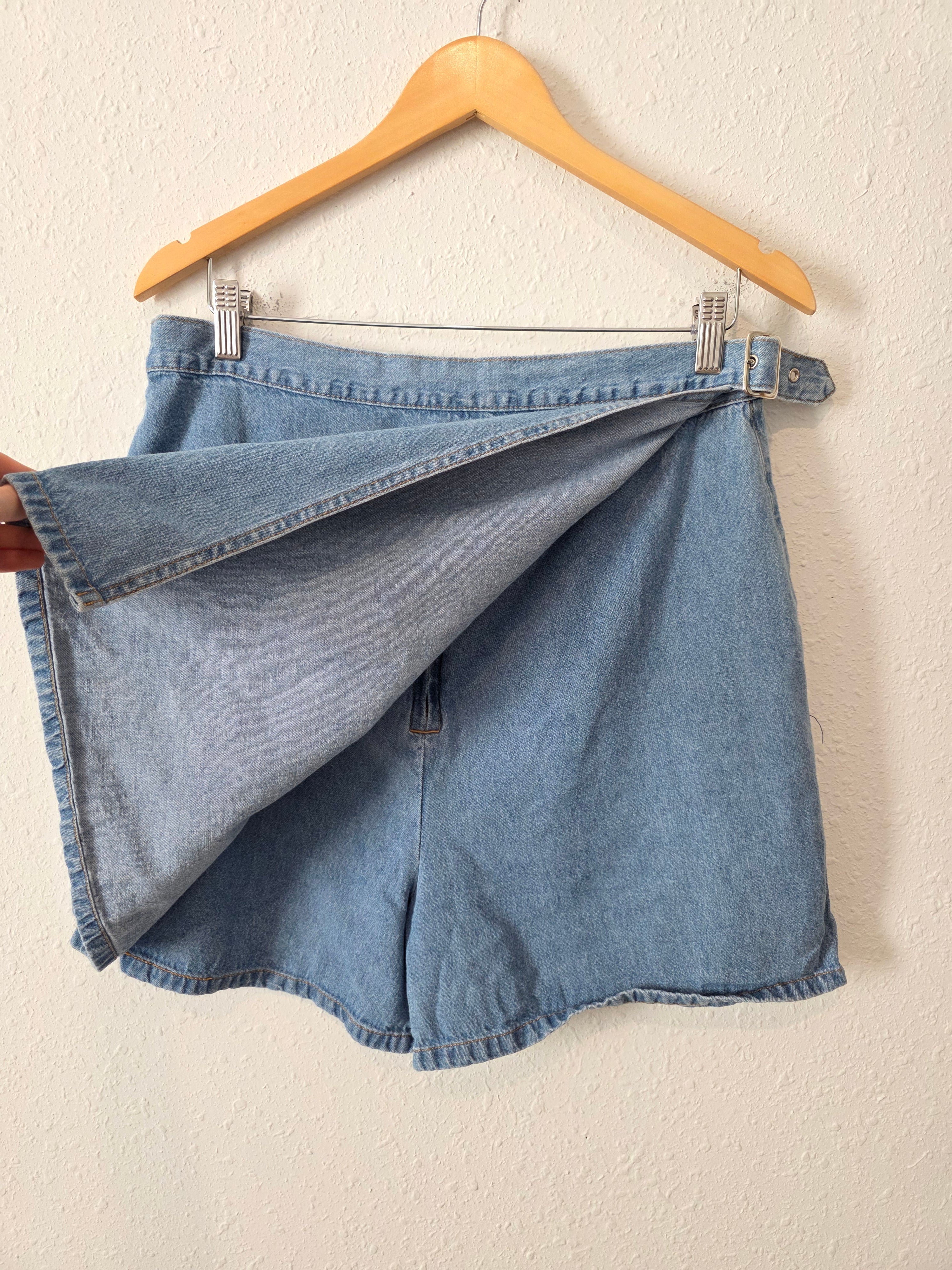 Vintage Denim Mini Skort (31)