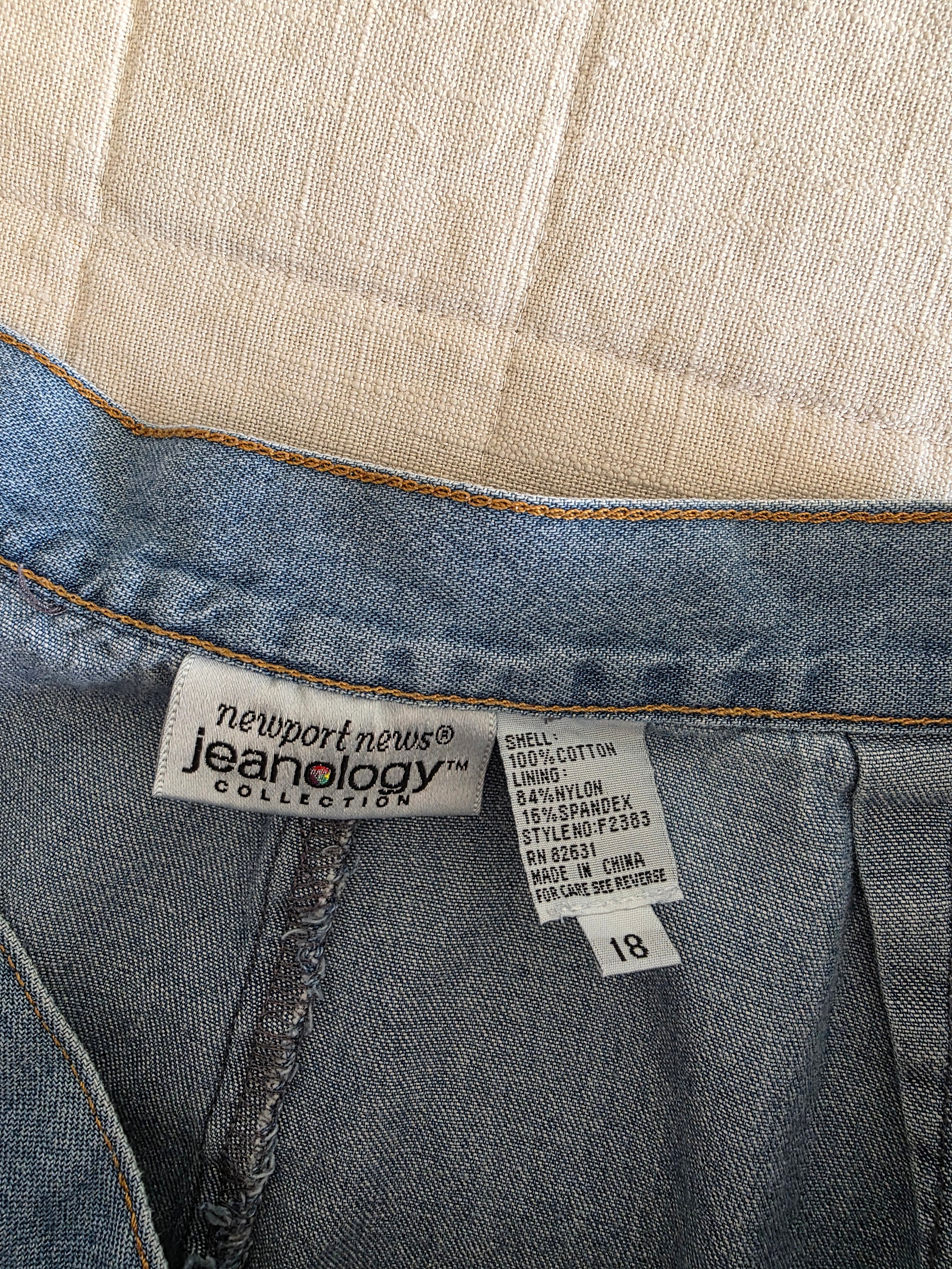 Vintage Denim Mini Skort (31)