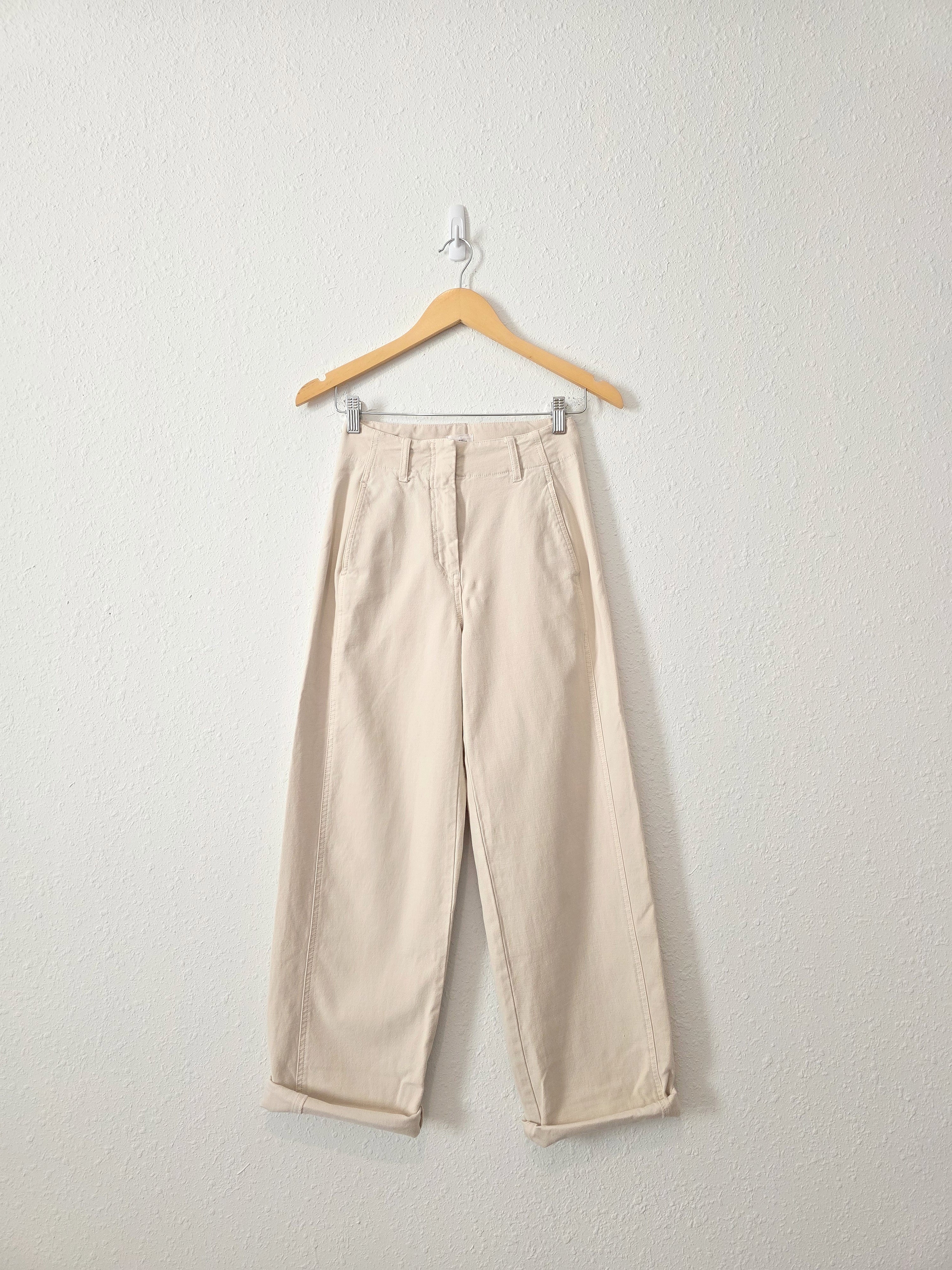 Wilfred Neutral Straight Pants (0)