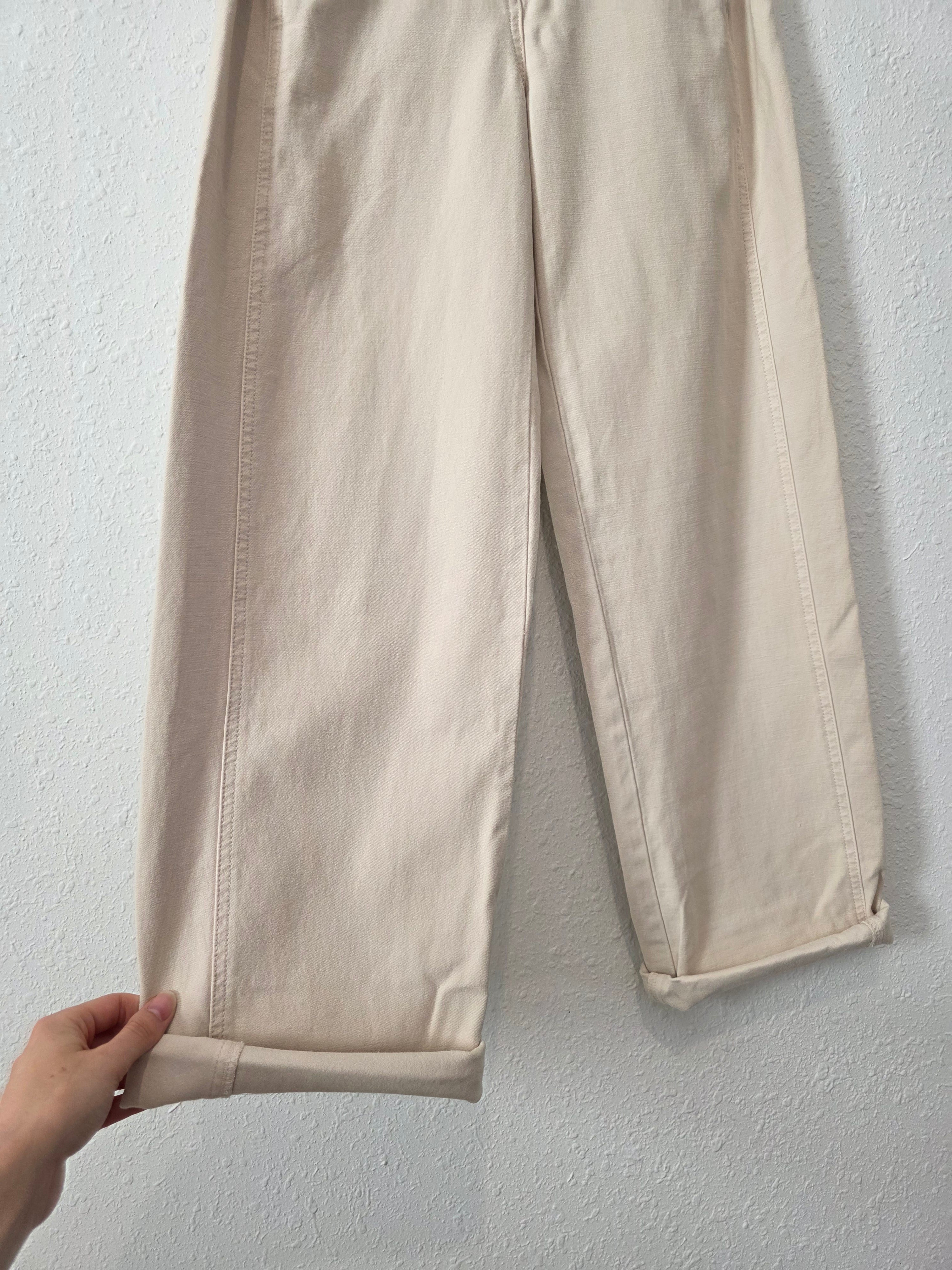 Wilfred Neutral Straight Pants (0)