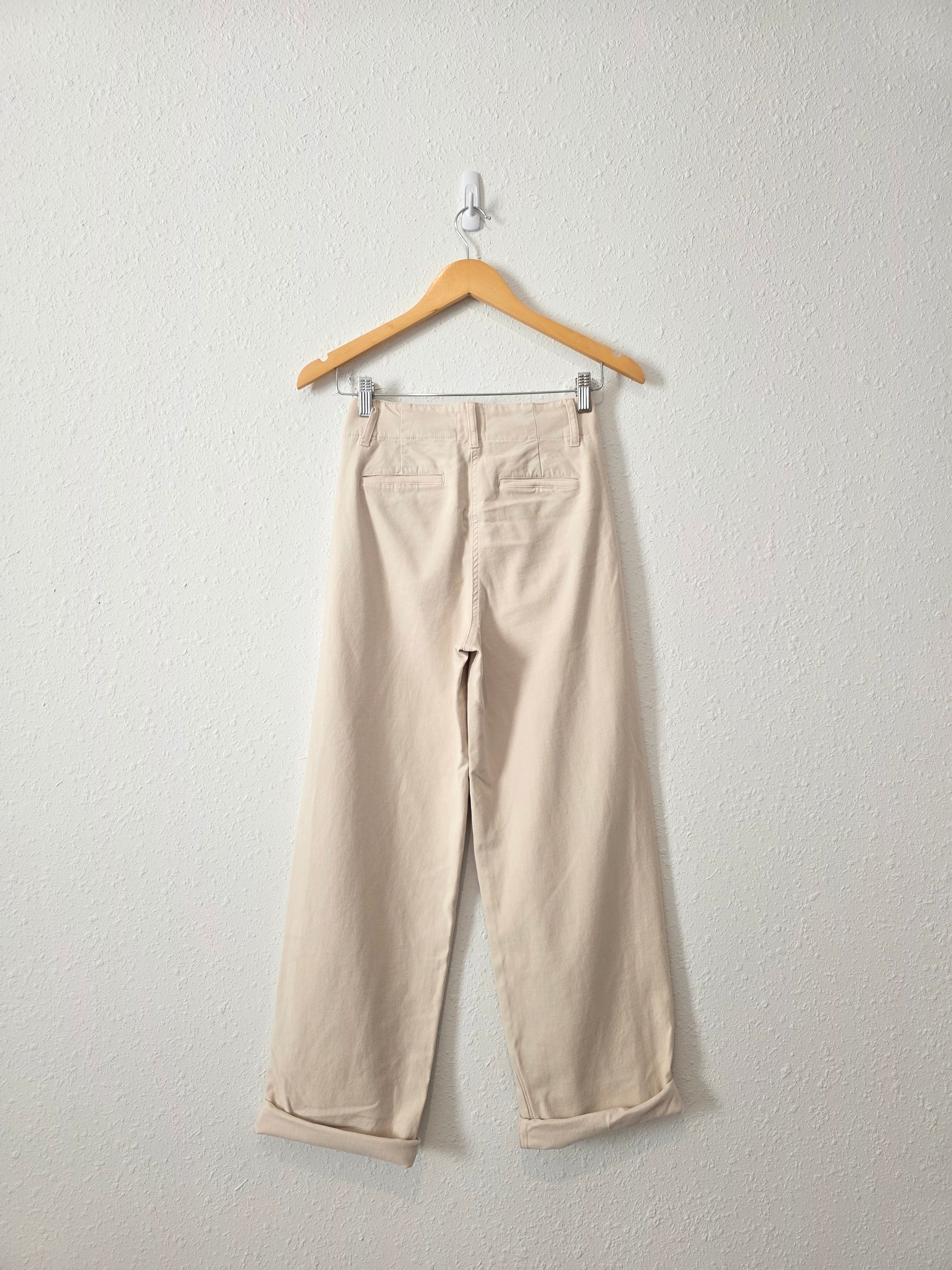 Wilfred Neutral Straight Pants (0)