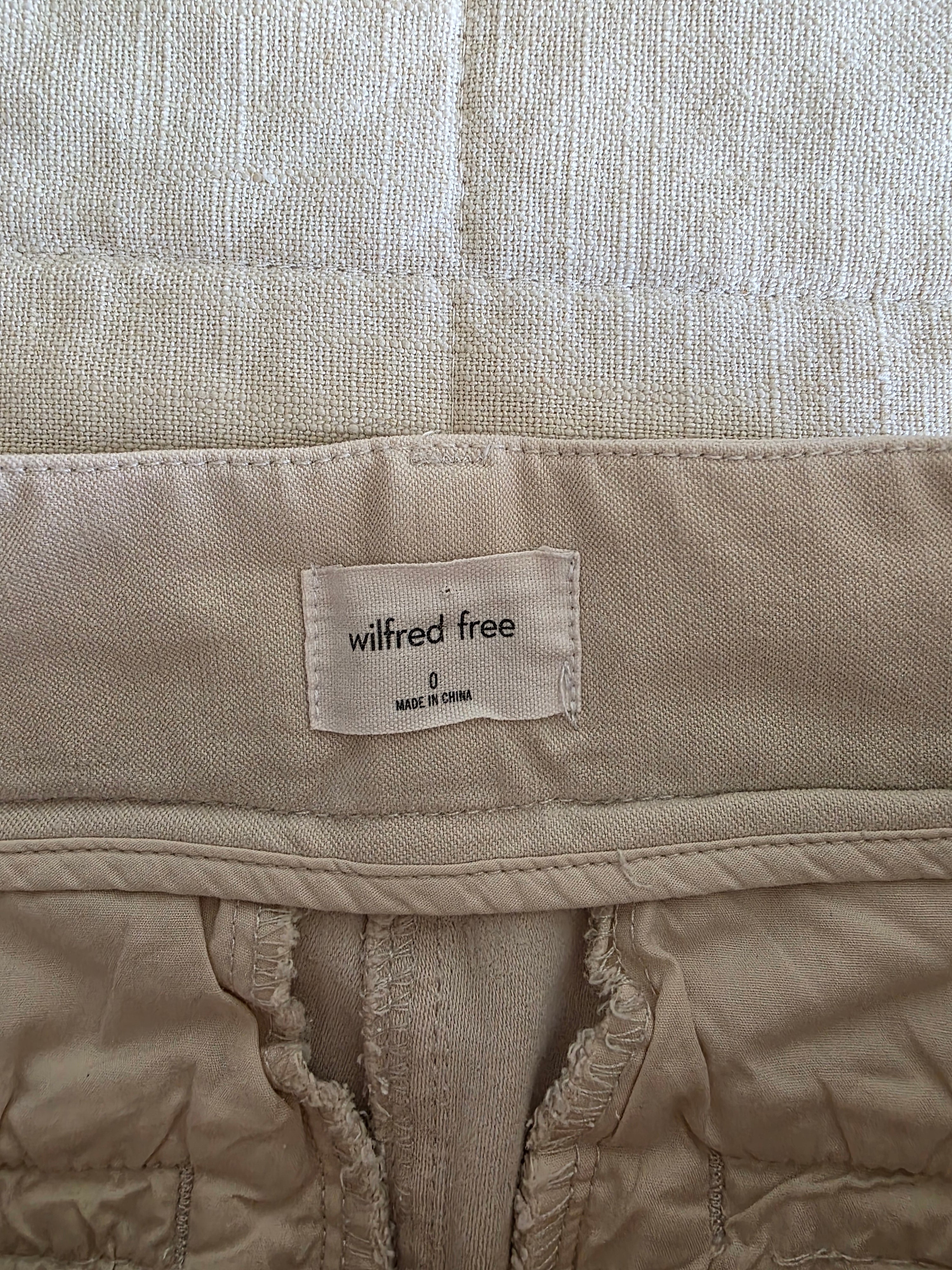 Wilfred Neutral Straight Pants (0)