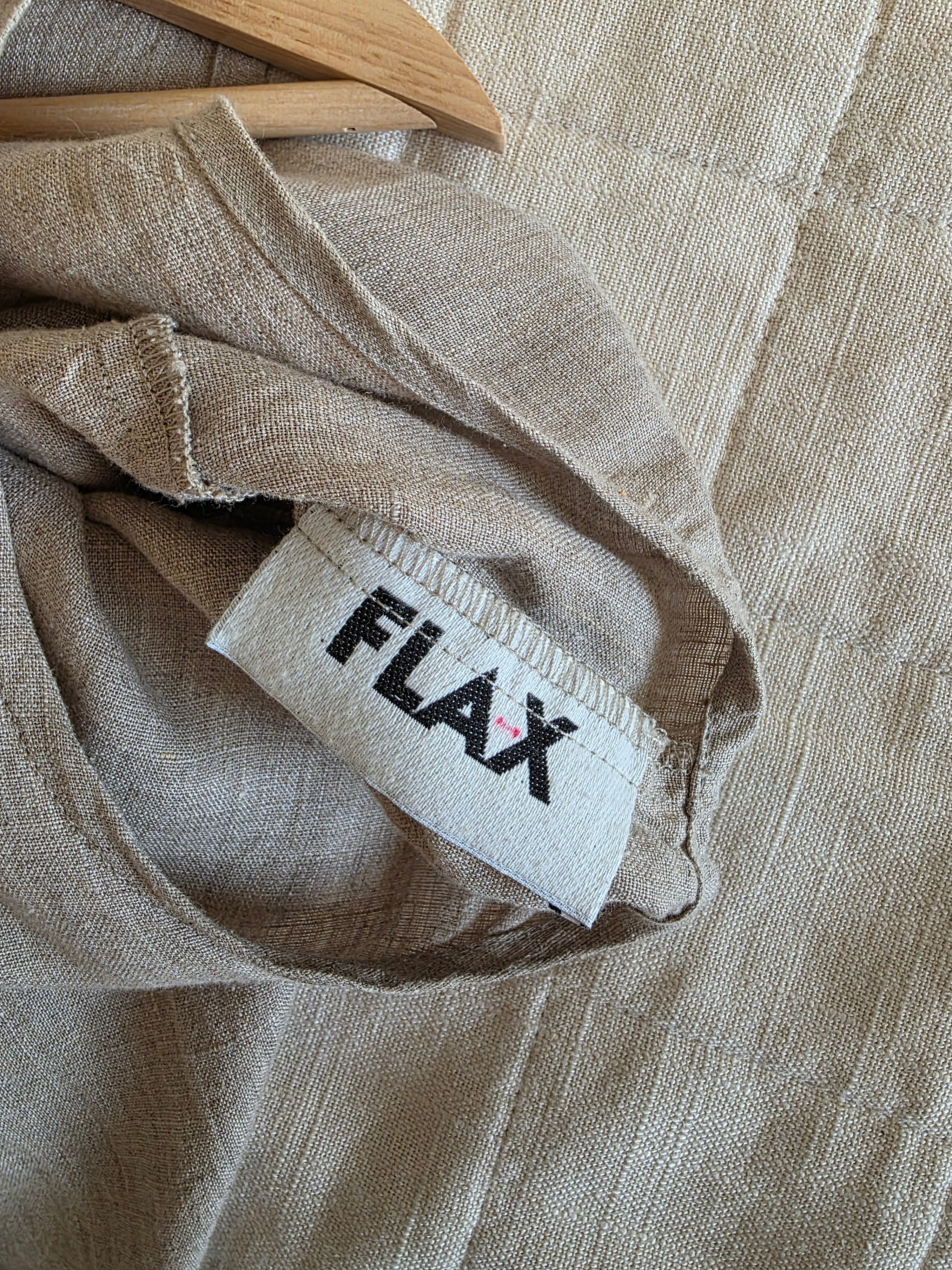 Flax Linen Reversible Maxi Dress (S)