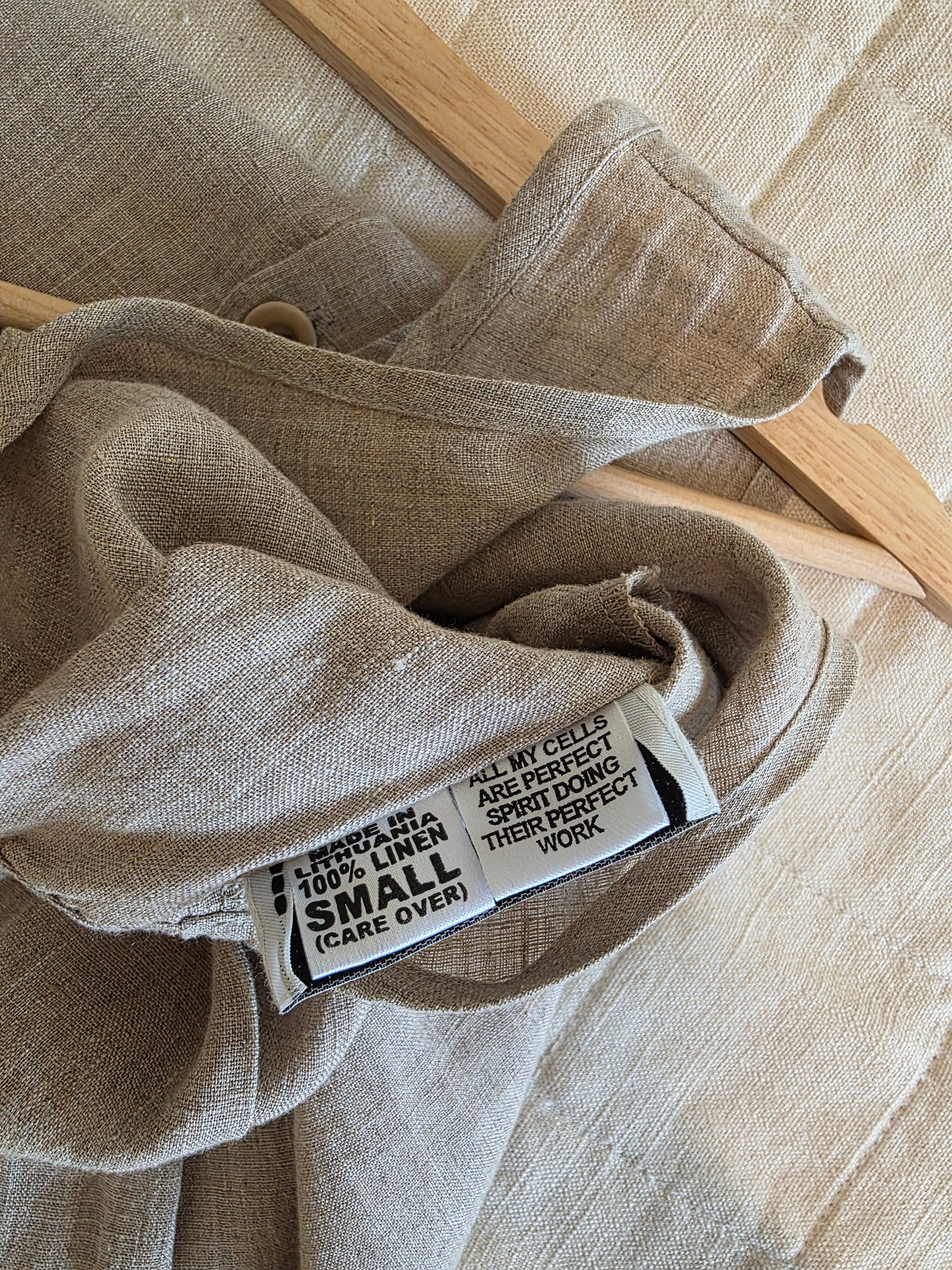 Flax Linen Reversible Maxi Dress (S)