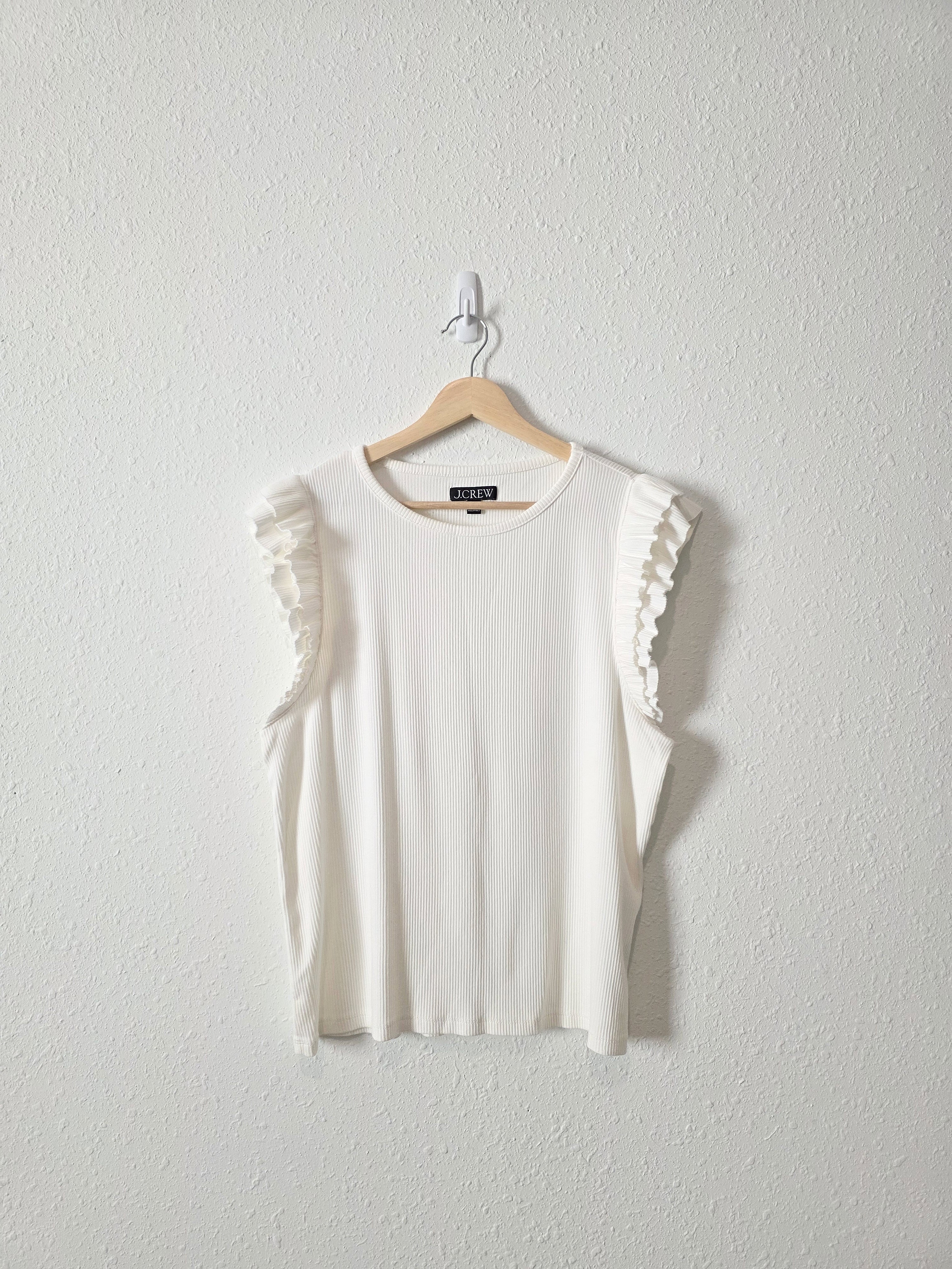 J.Crew Ribbed Crew Top (XXL)
