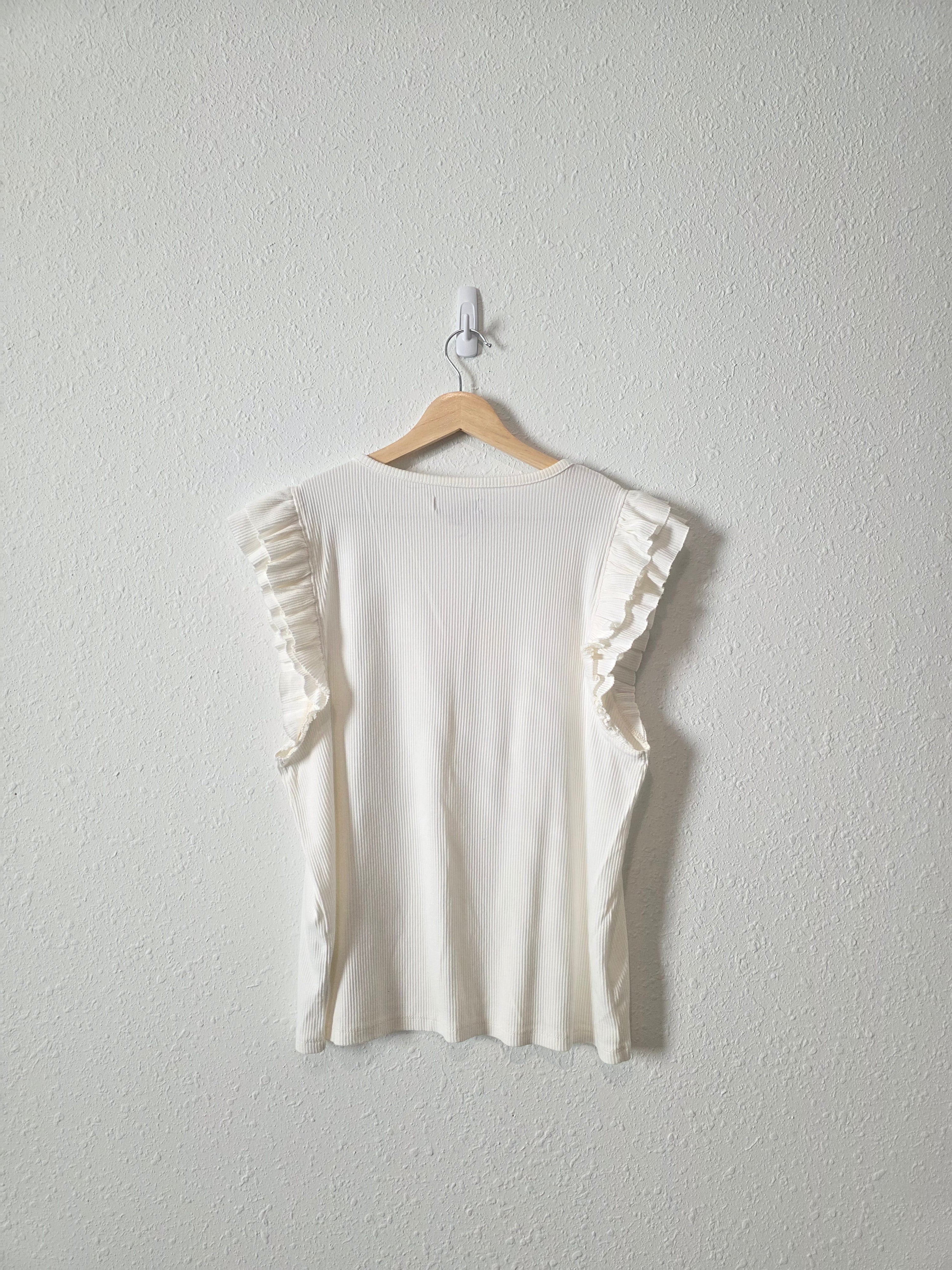 J.Crew Ribbed Crew Top (XXL)