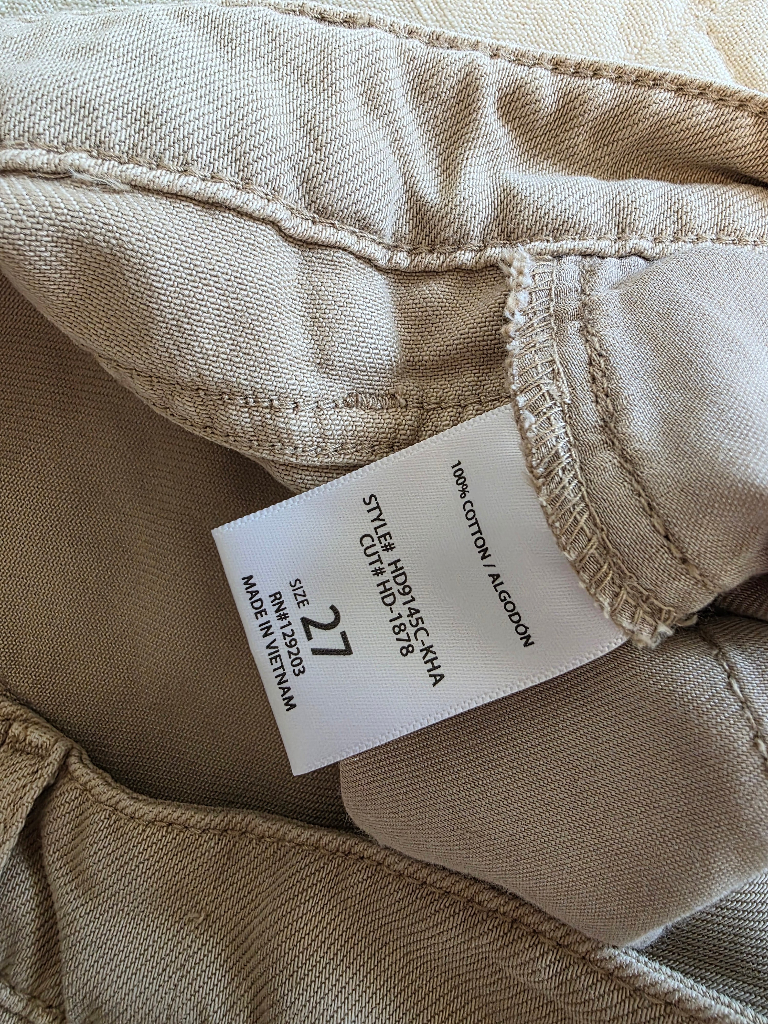 Altar'd State Neutral Wide Leg Jeans (27)