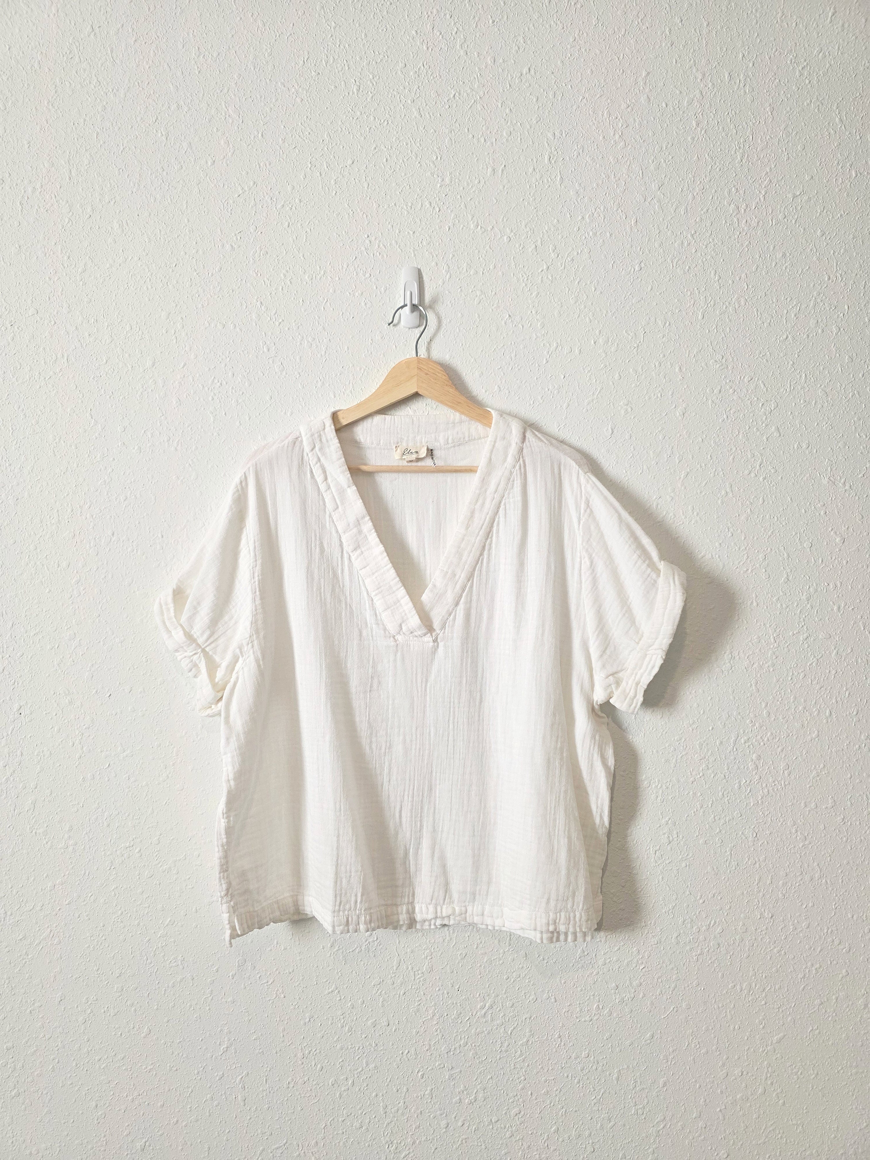 Cotton Gauze Oversized Top (M)