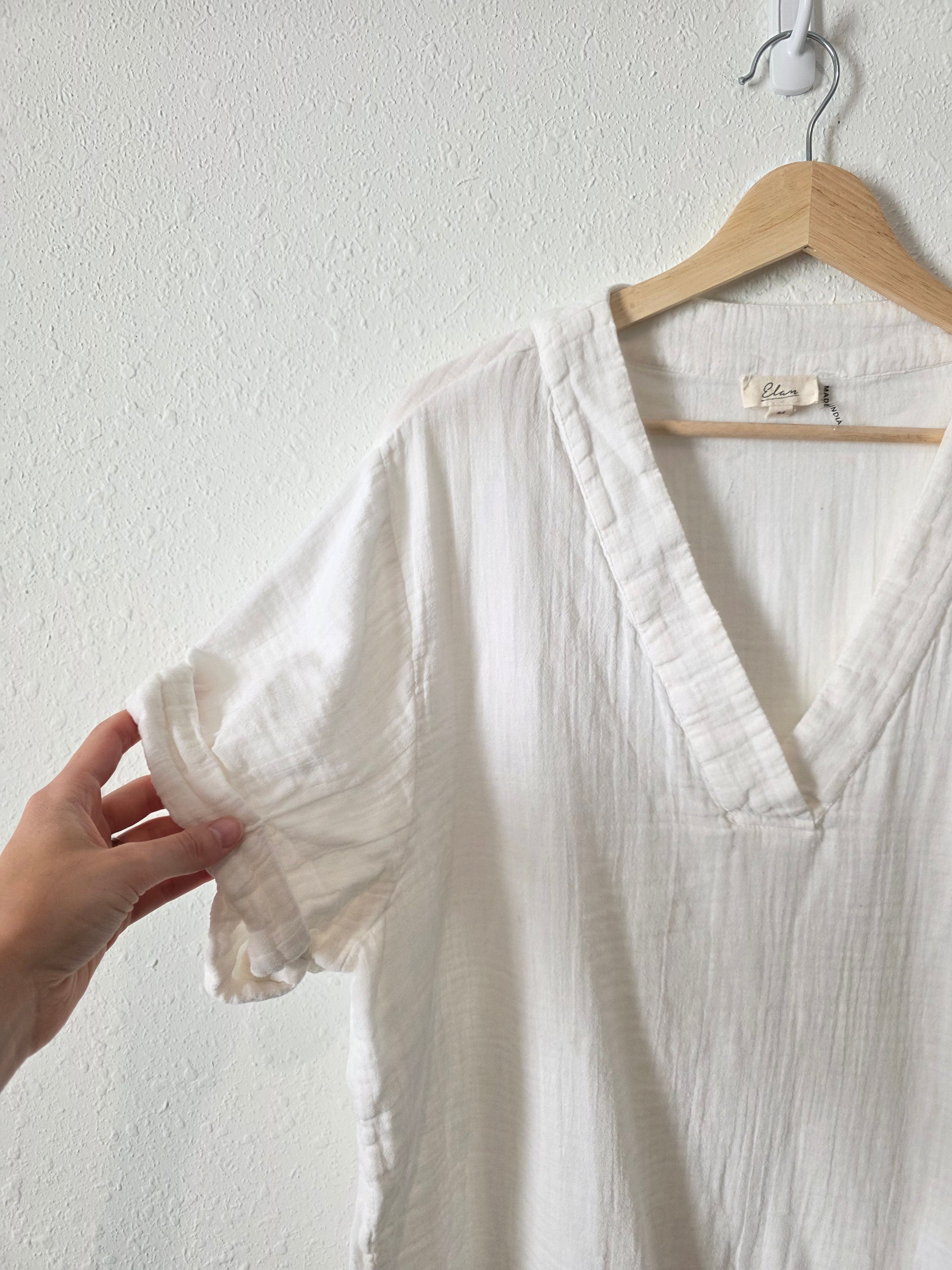 Cotton Gauze Oversized Top (M)