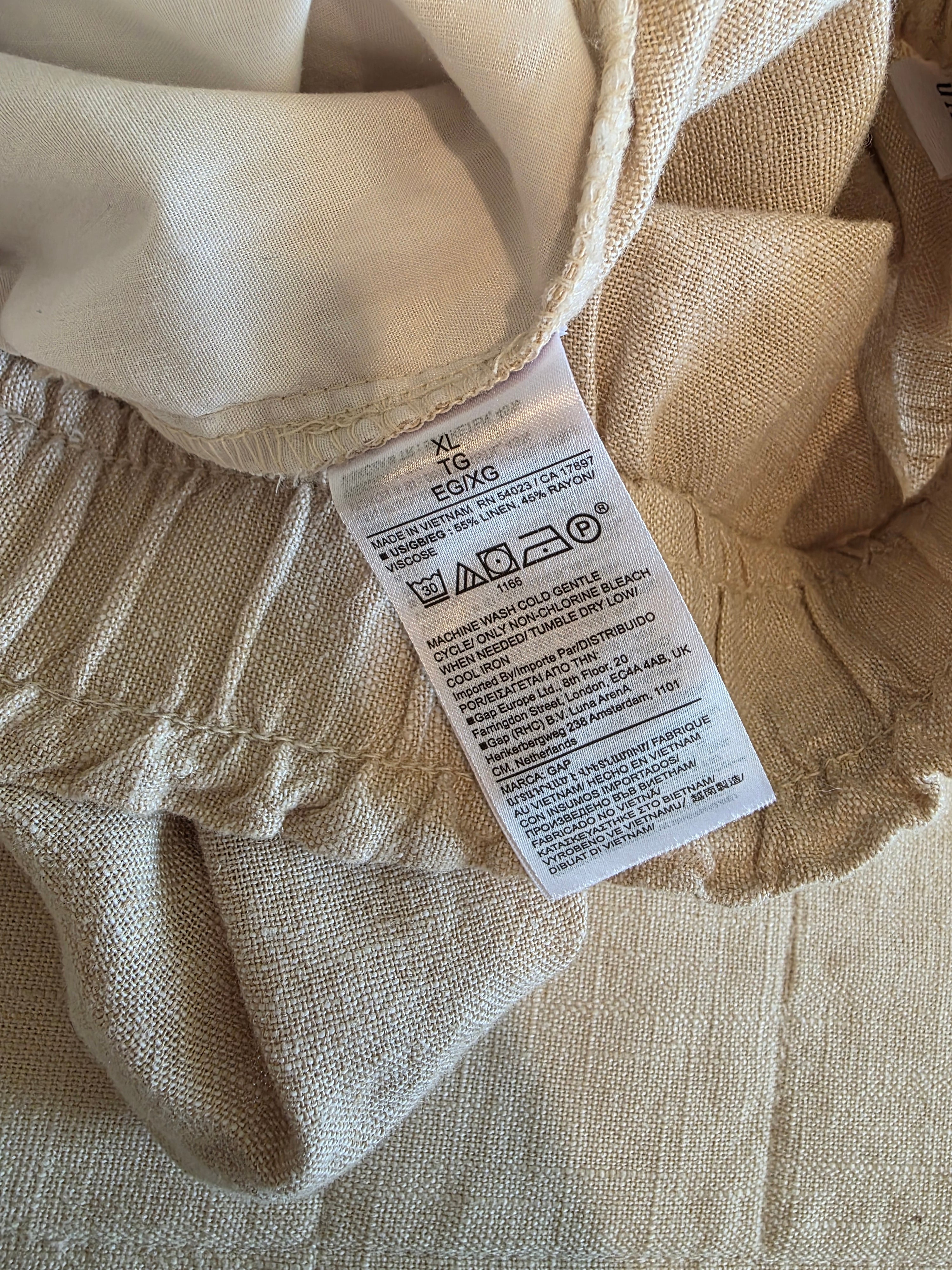 Gap Linen Blend Easy Shorts (XL)