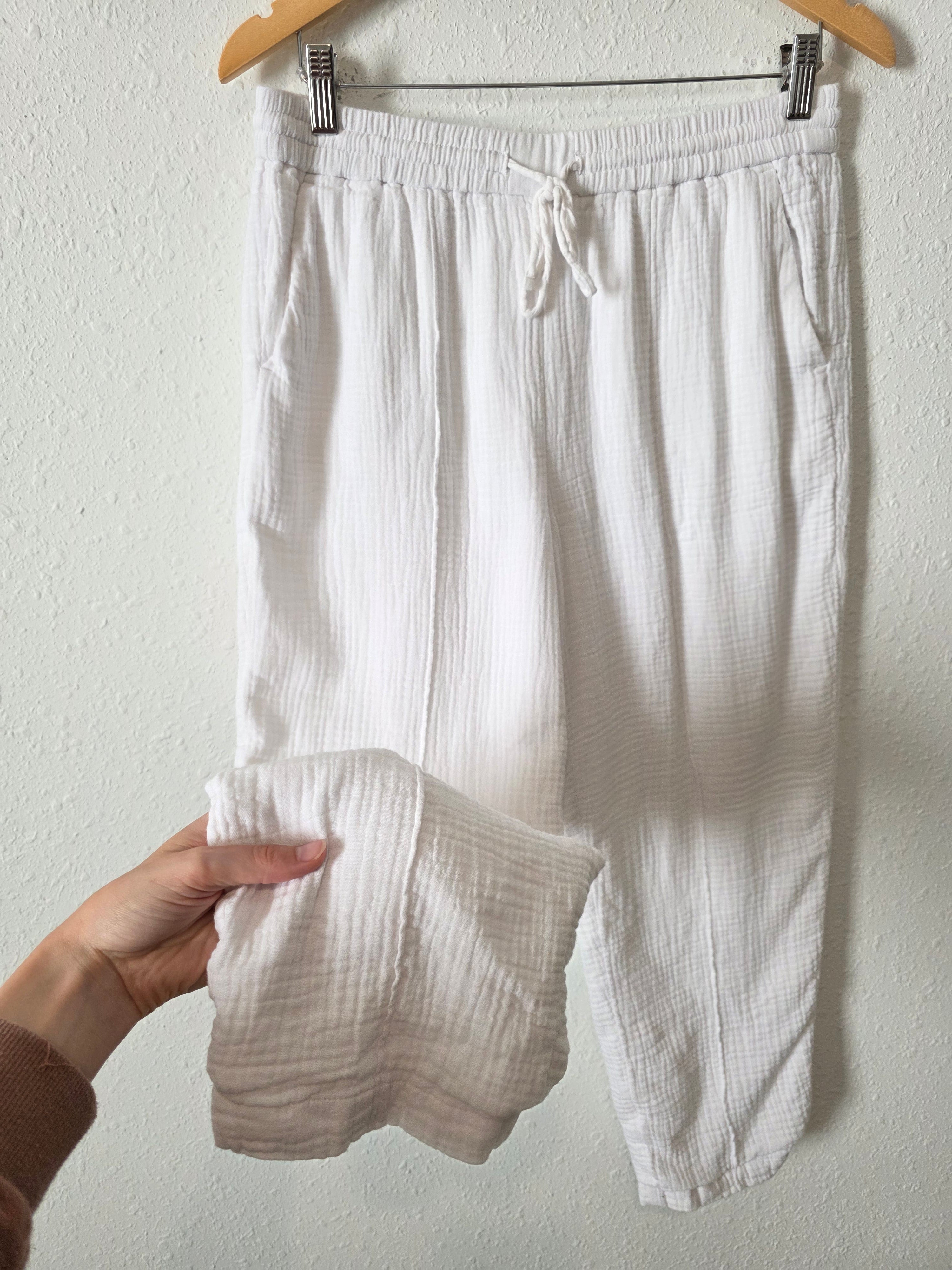 J.Crew Cotton Gauze Pants (M)