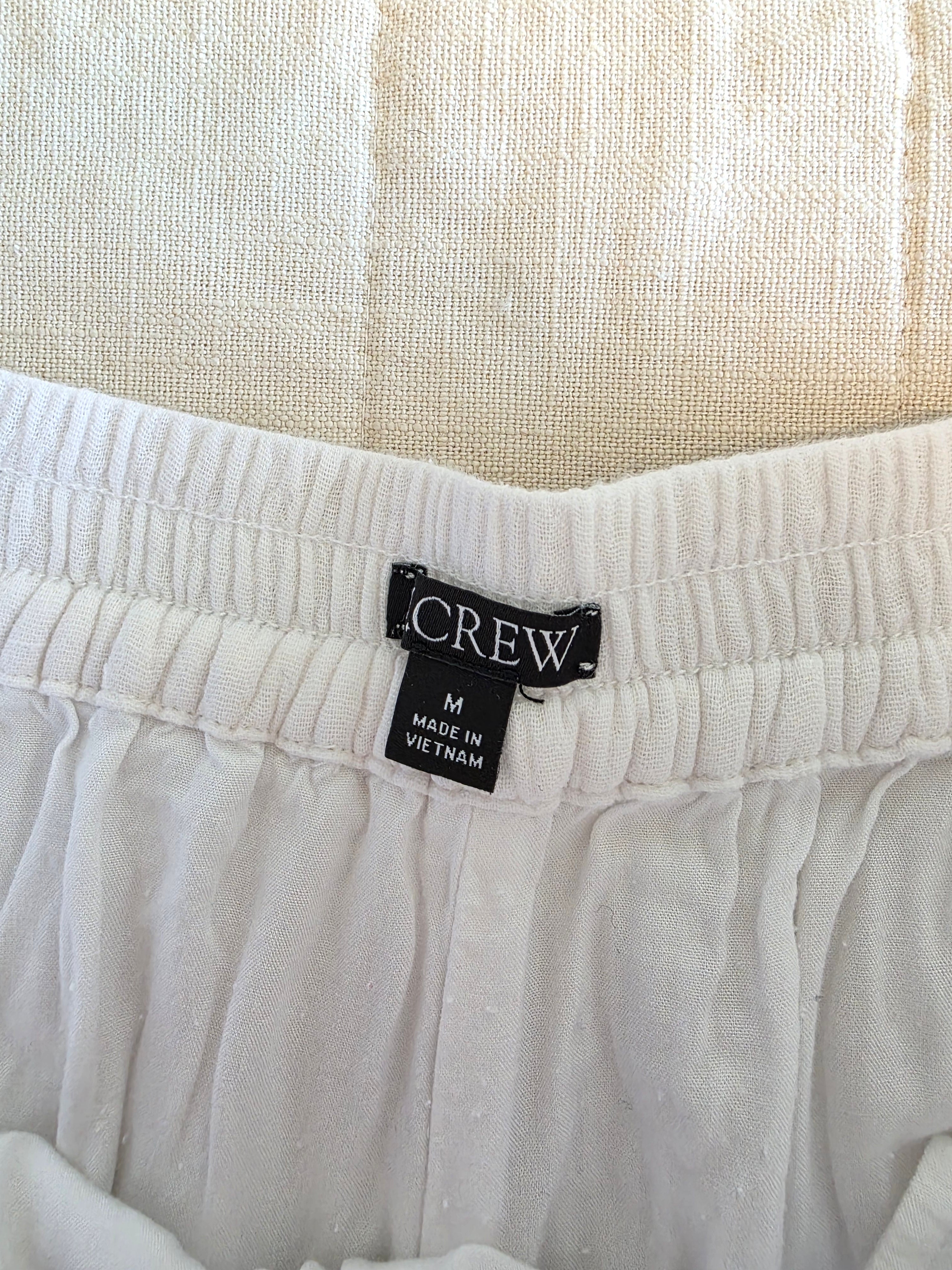 J.Crew Cotton Gauze Pants (M)