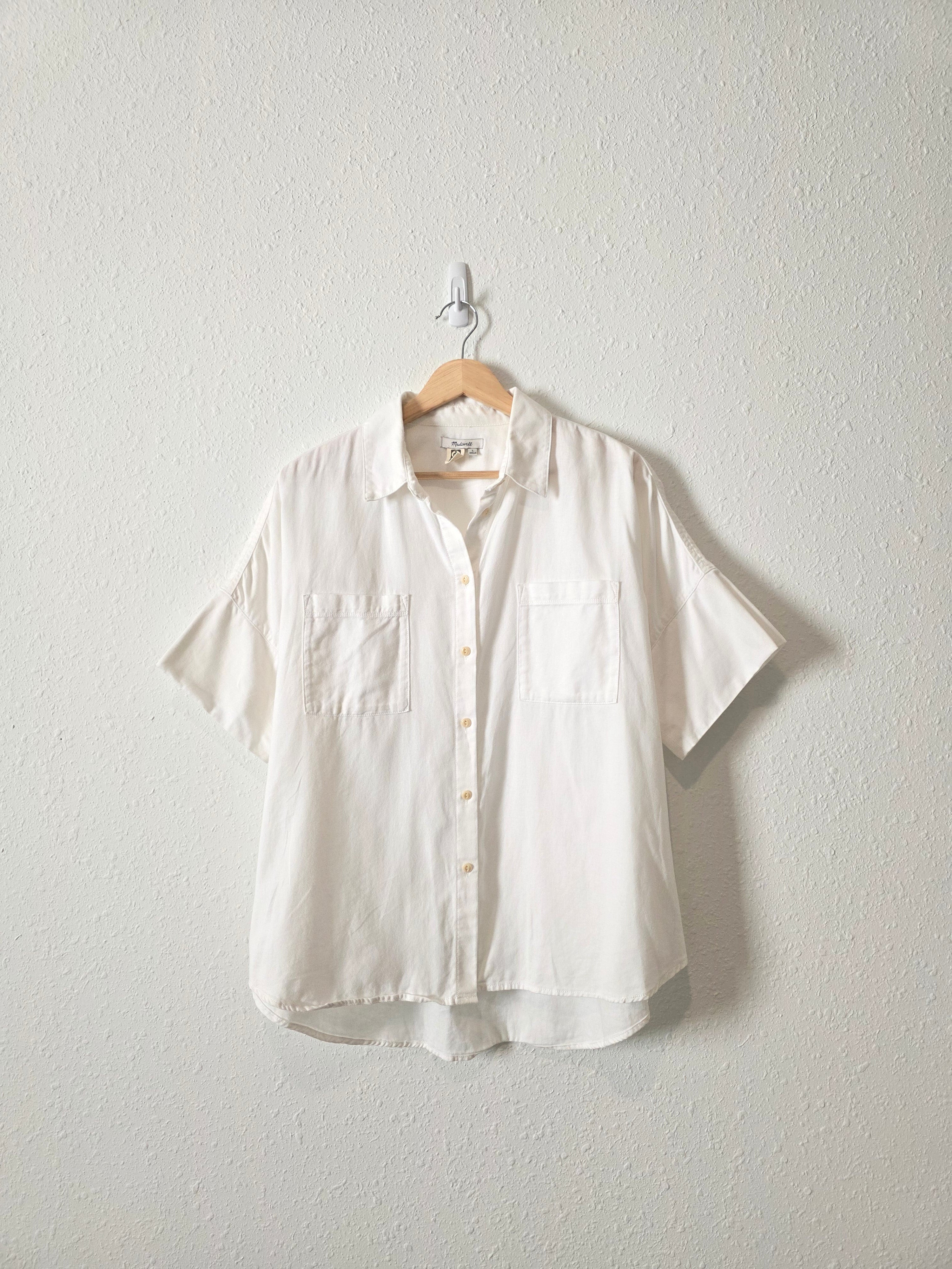 Madewell Oversized Cotton Button Up (L)