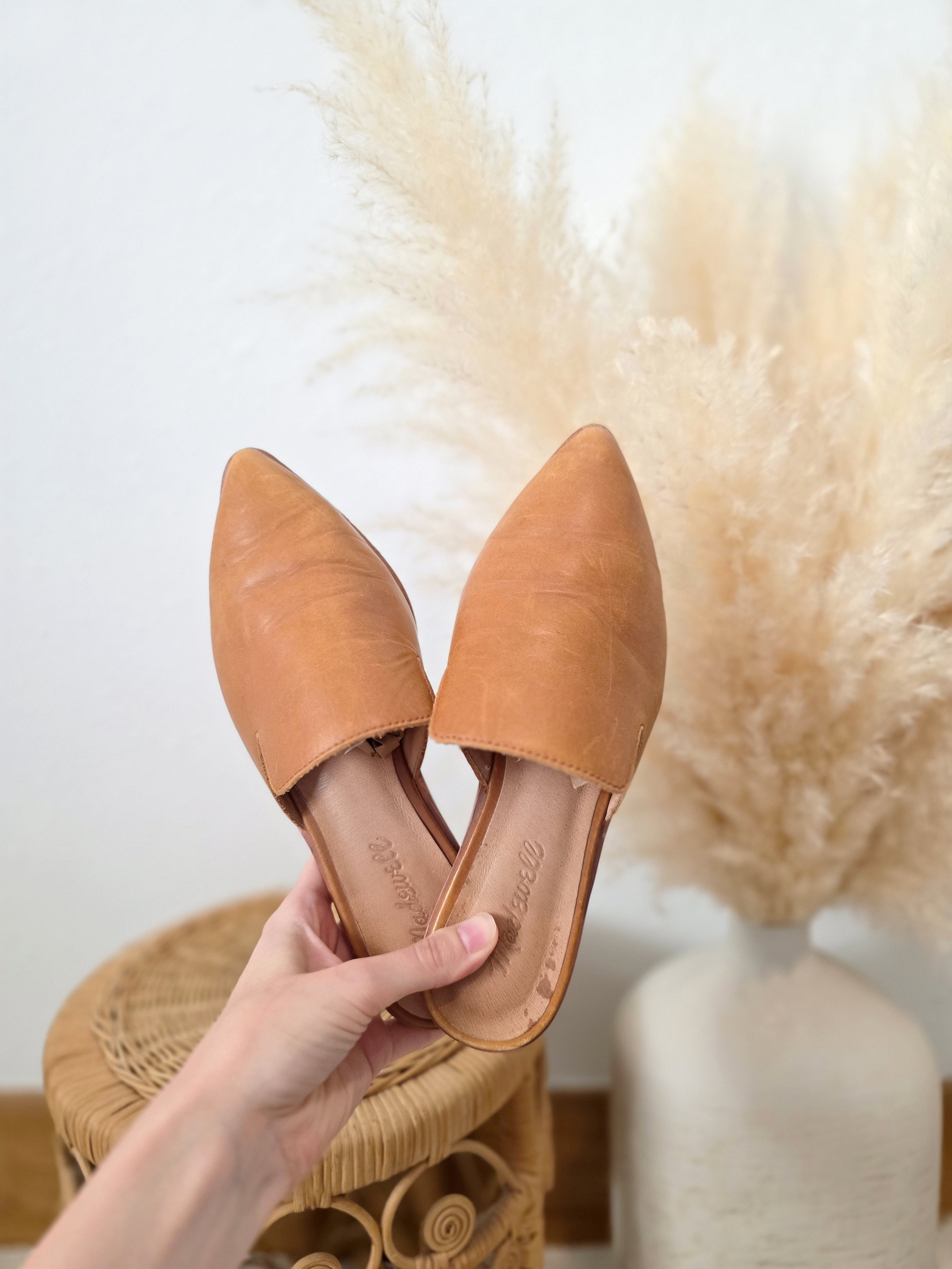 Madewell Leather Mules (7.5)