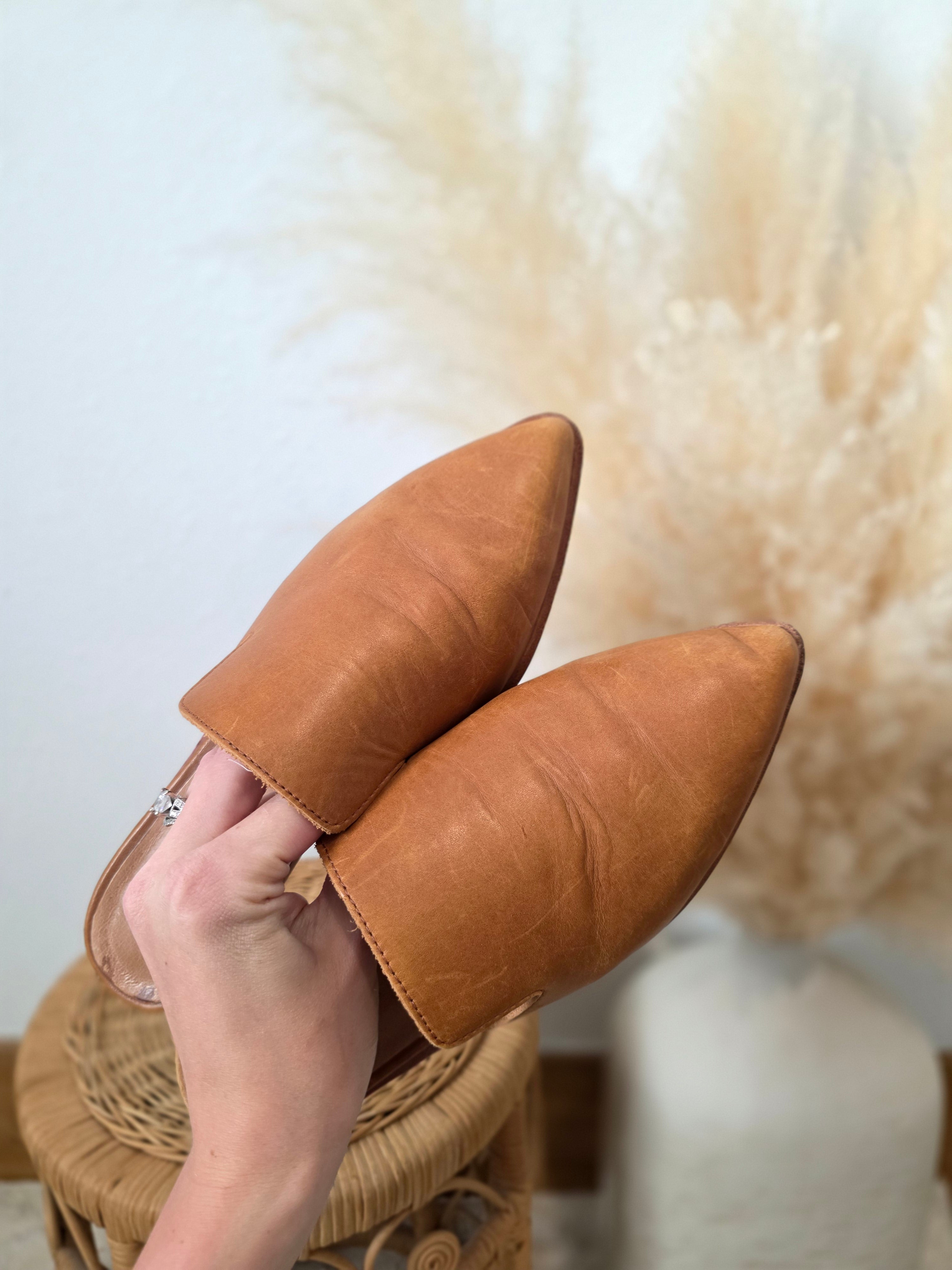 Madewell Leather Mules (7.5)