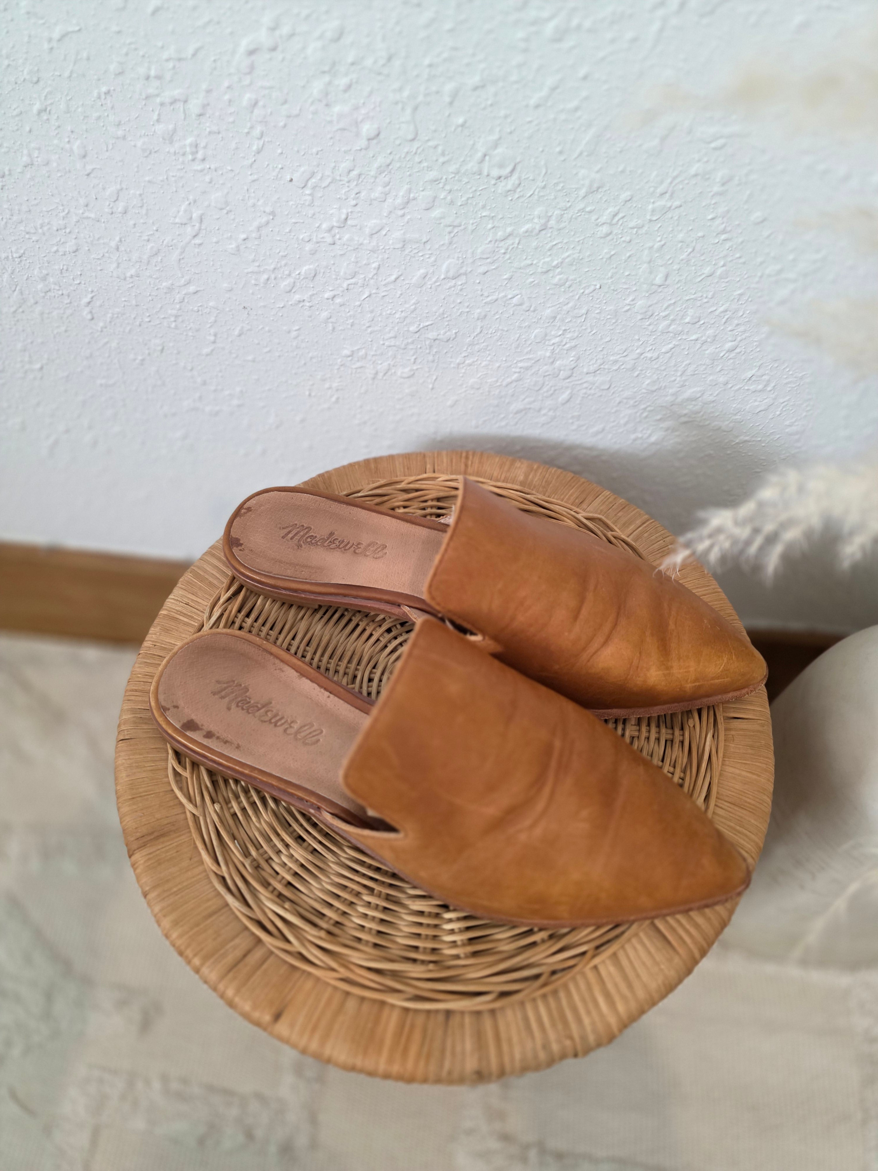 Madewell Leather Mules (7.5)