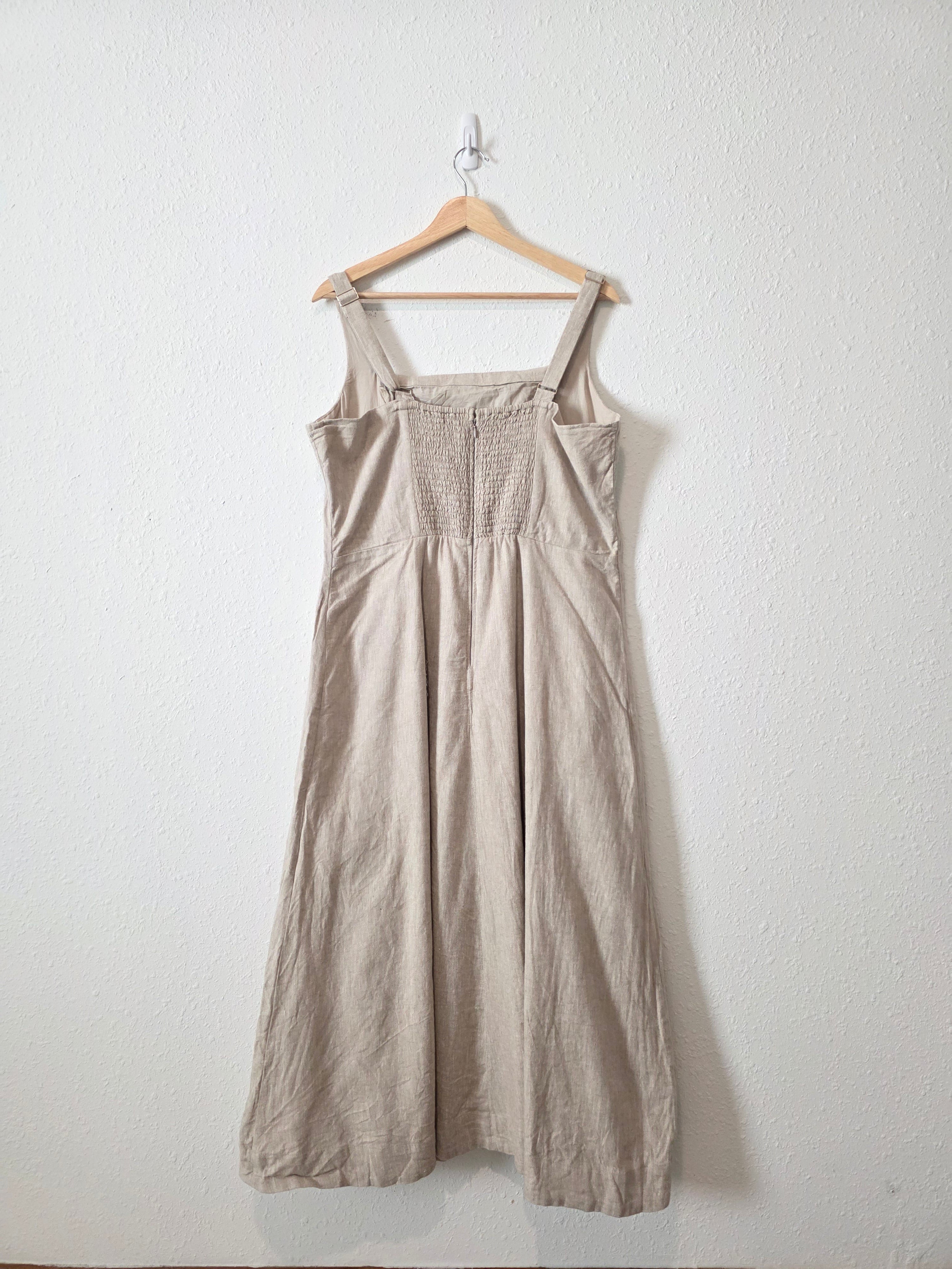 Abercrombie Linen Blend Maxi Dress (XLT)
