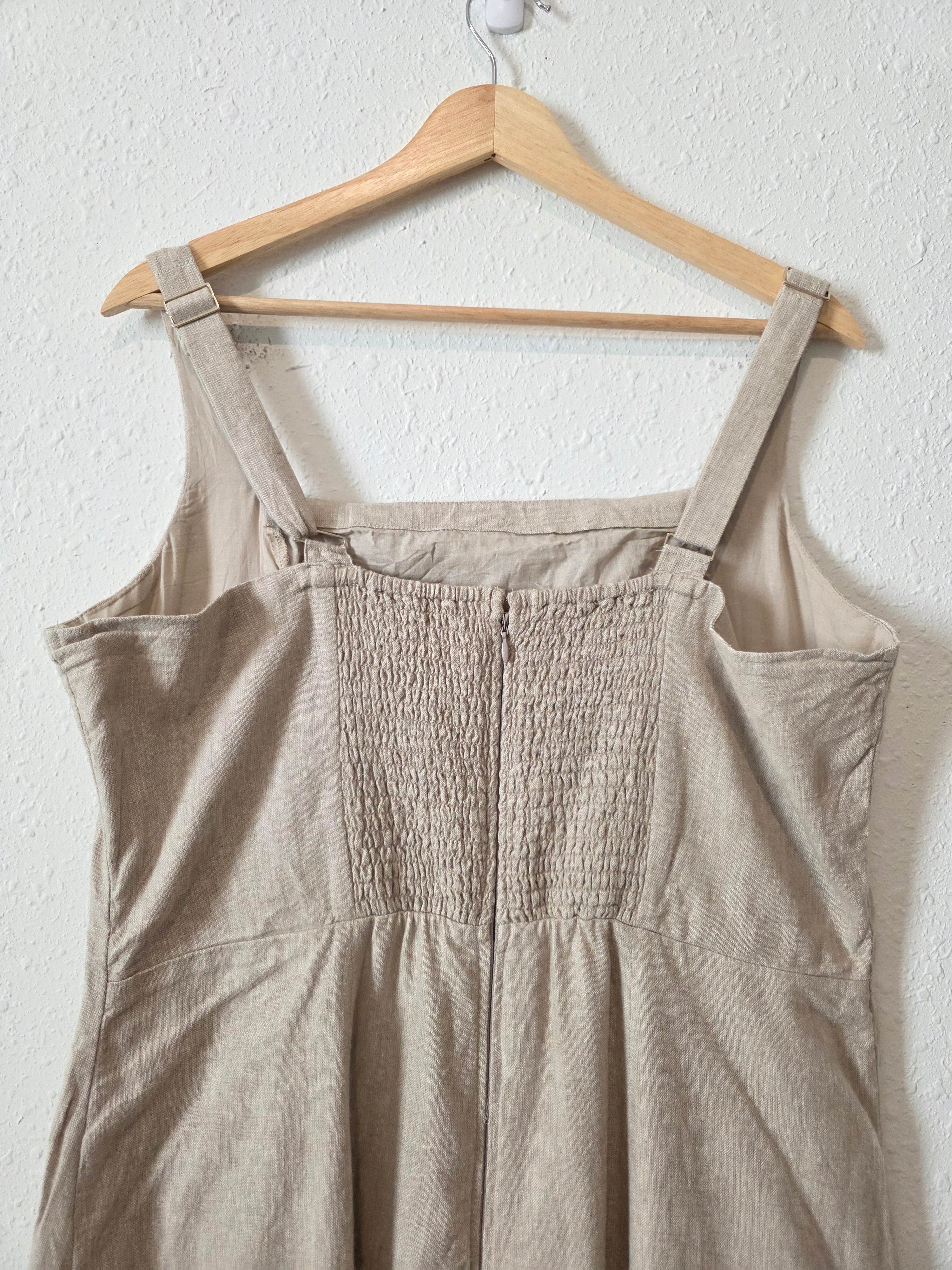 Abercrombie Linen Blend Maxi Dress (XLT)
